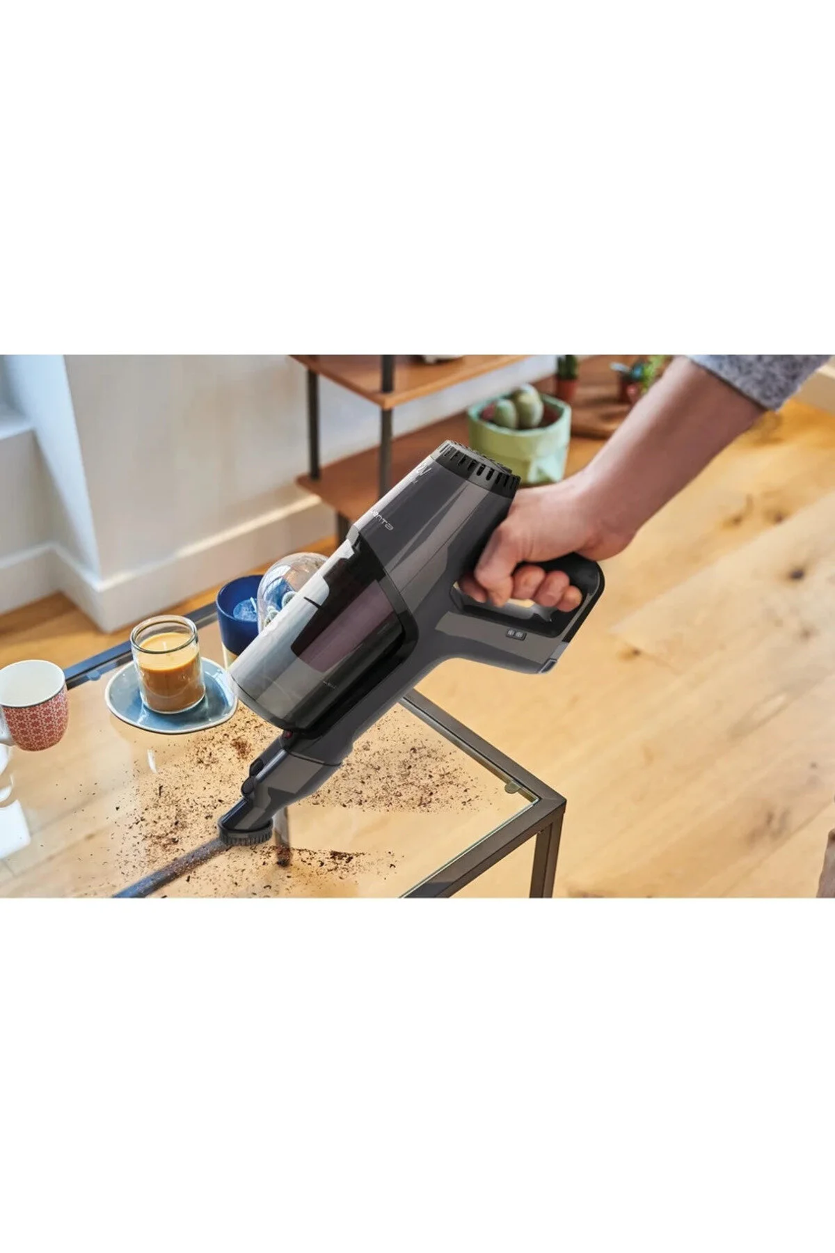جاروبرقی ایستاده خاکستری شارژی 250 وات تفال TEFAL