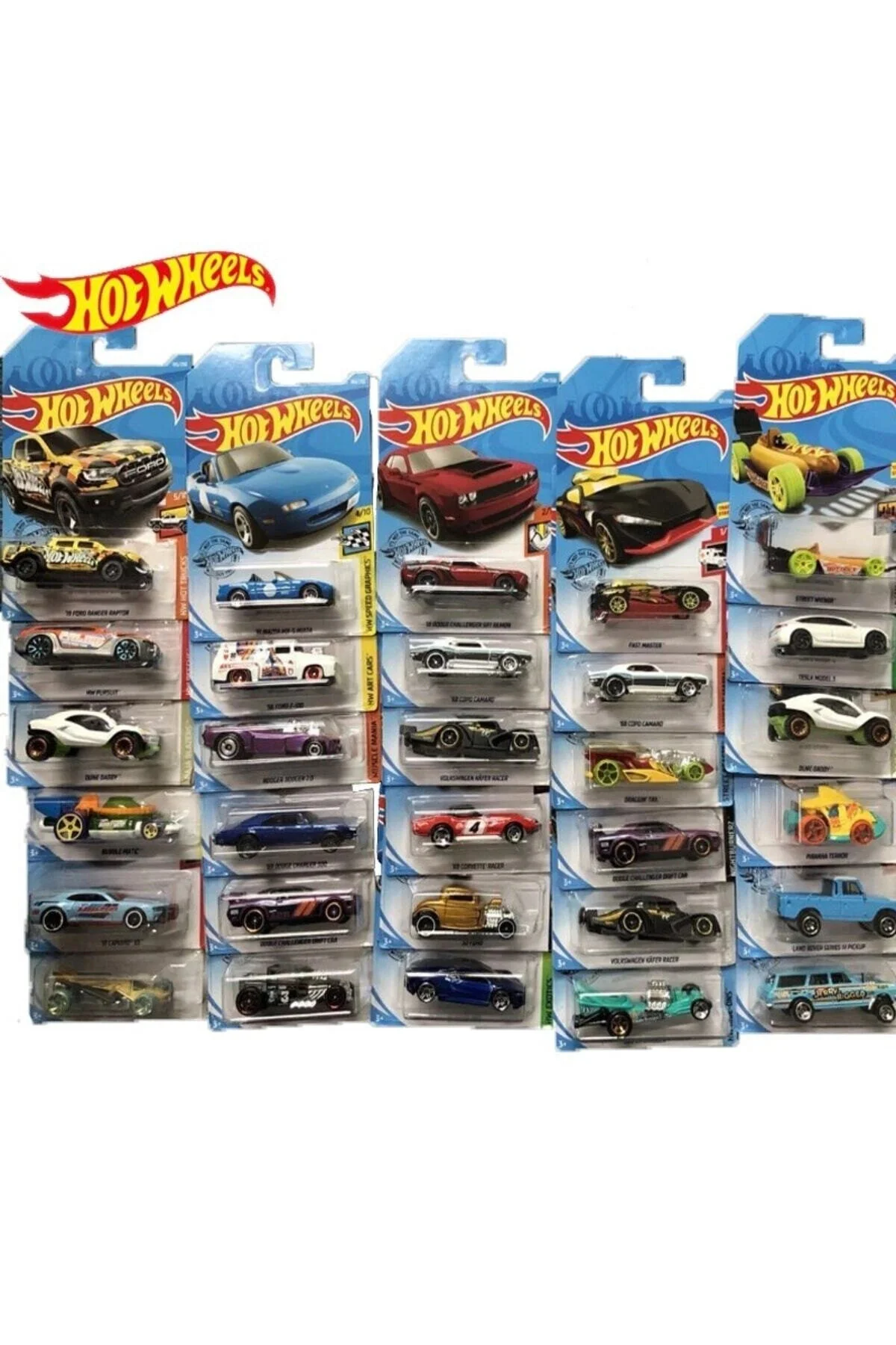 ماشین اسباب بازی اتومبیل های غافلگیرکننده 3 غافلگیرانه هات ویلز اورجینال HOT WHEELS