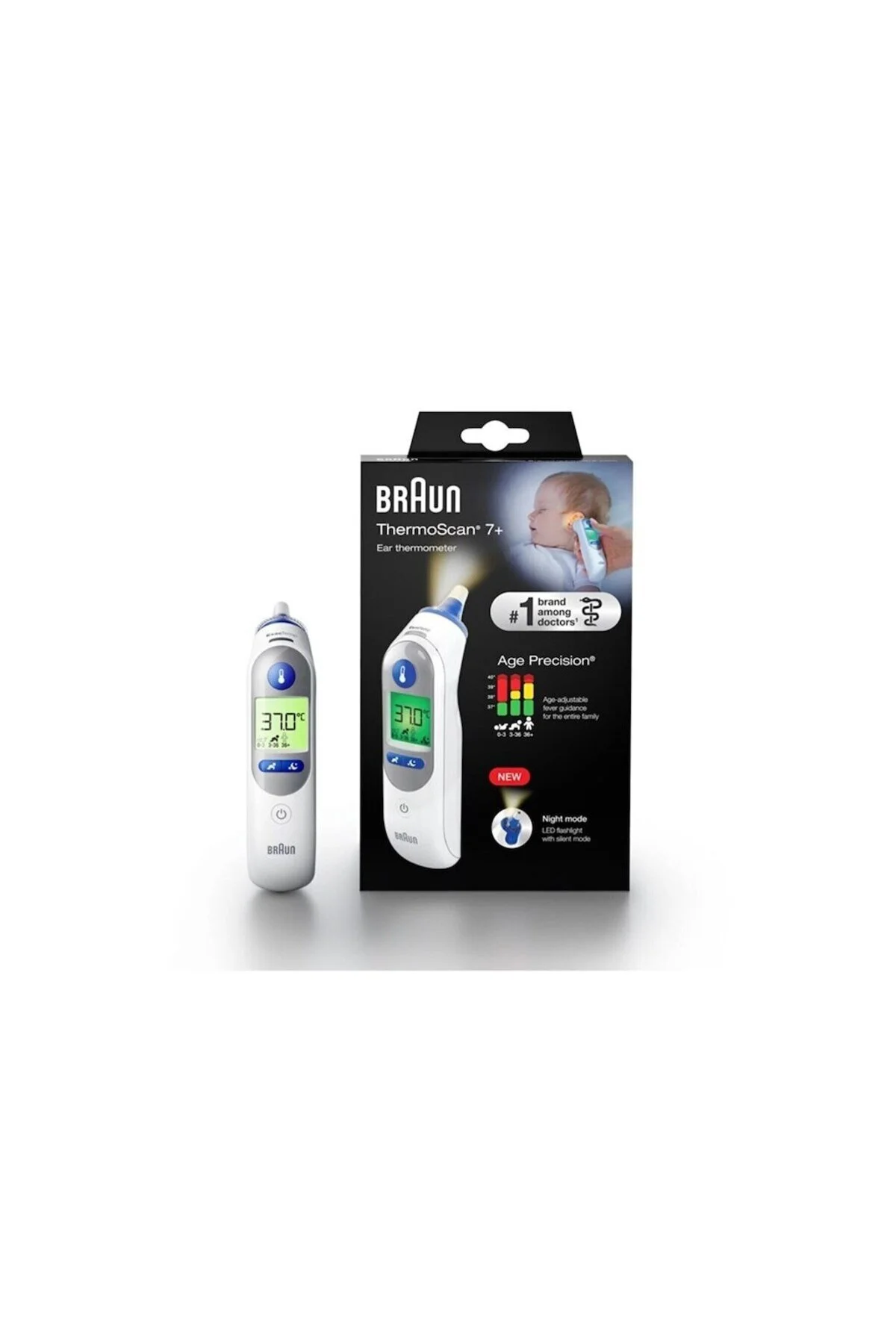 تب سنج آتش سفید 0 ماه براون Braun