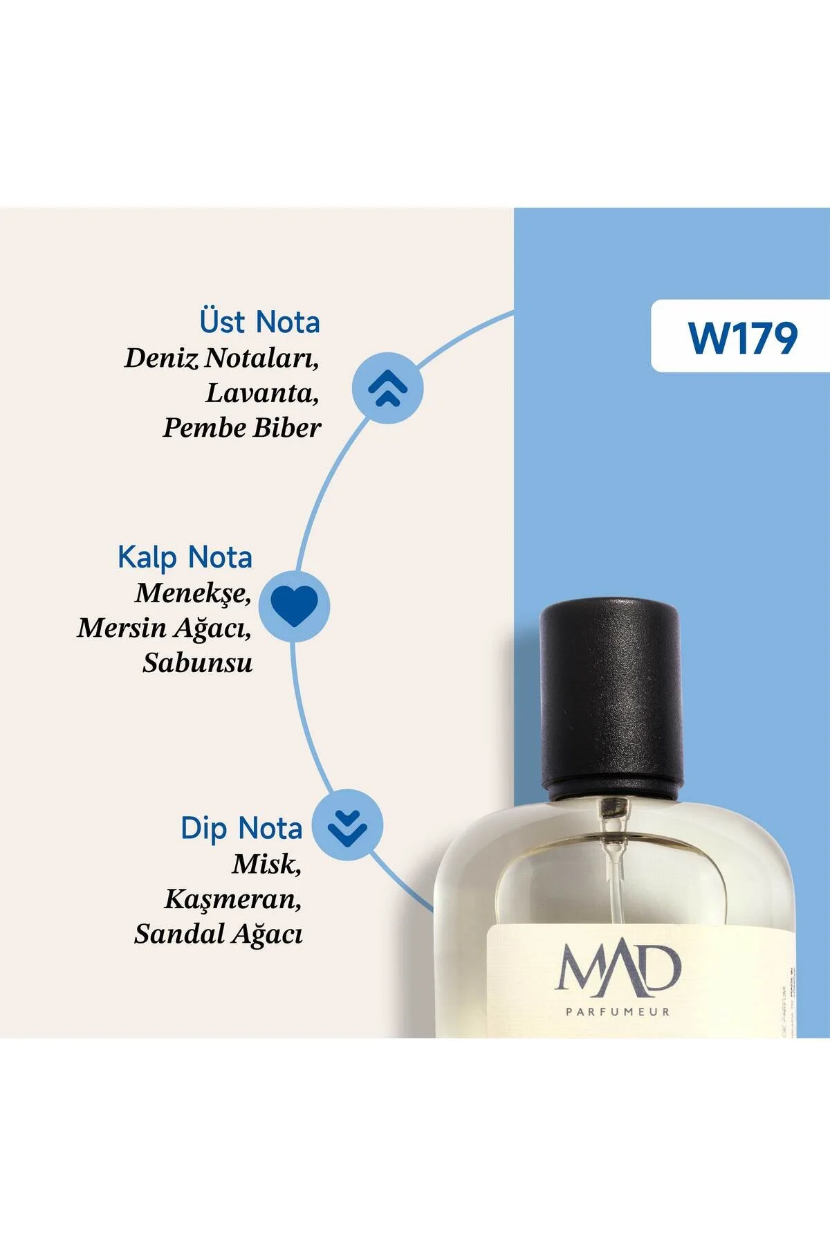 عطر مردانه MAD W179 انتخابی 100 میل Mad Parfüm