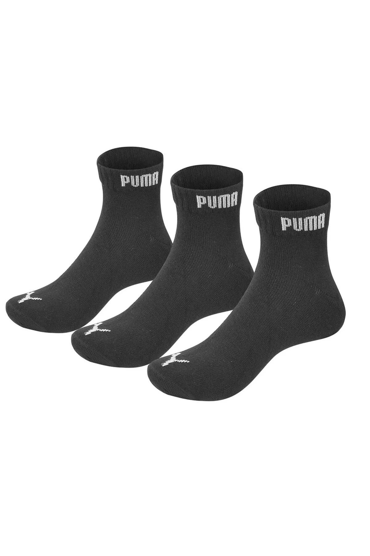 جوراب‌های ورزشی مشکی سه‌تایی QUARTER V 01 پوما Puma