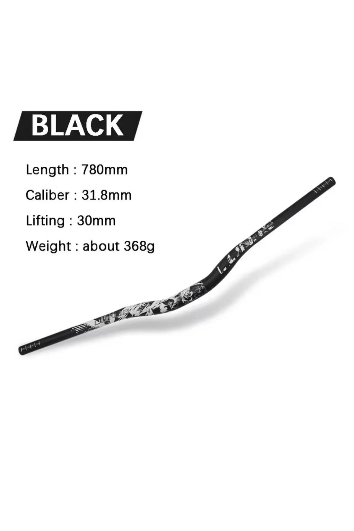 فرمان دوچرخه خانه آلومینیومی LUNJE 780MM 31.8 میلی متر قطعات یدکی لوازم جانبی ROBESBON
