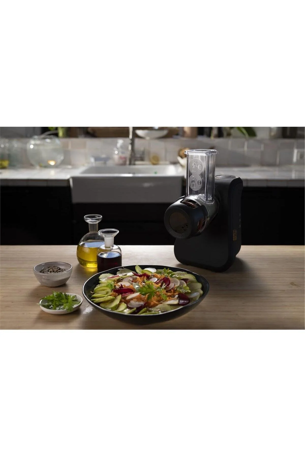 خردکن و غذا ساز مشکی رنده برقی 200 وات تفال TEFAL