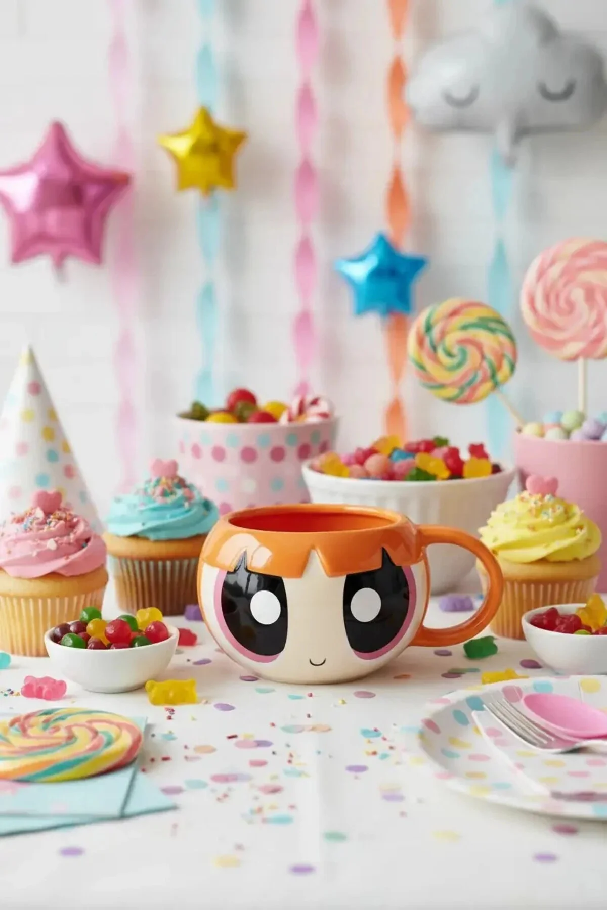 ماگ لیوان سرامیکی مجاز 350 میلی لیتری BLOSSOM Powerpuff Girls