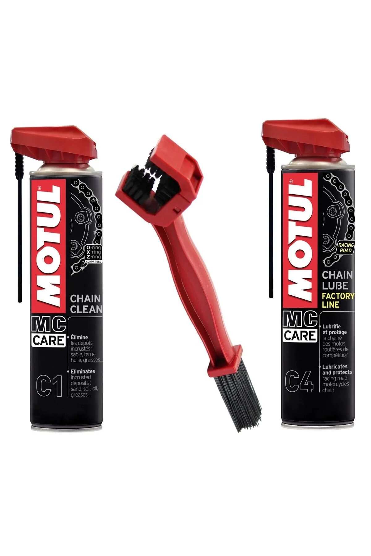 روغن و مکمل موتور مجموعه تعمیر نگهداری زنجیره ای برس C1 C4 جدید موتول Motul