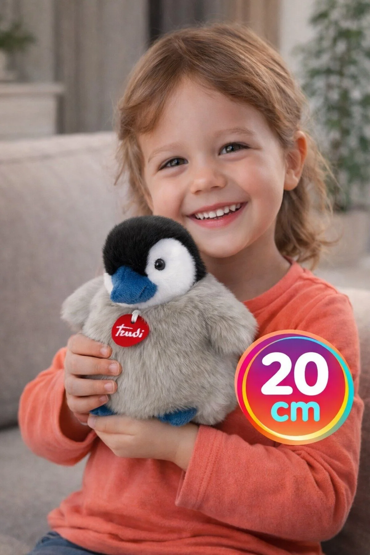 اسباب بازی های پشمی پنگوئن مخمل دار TRUDI 20 سانتی متر TOYFEST