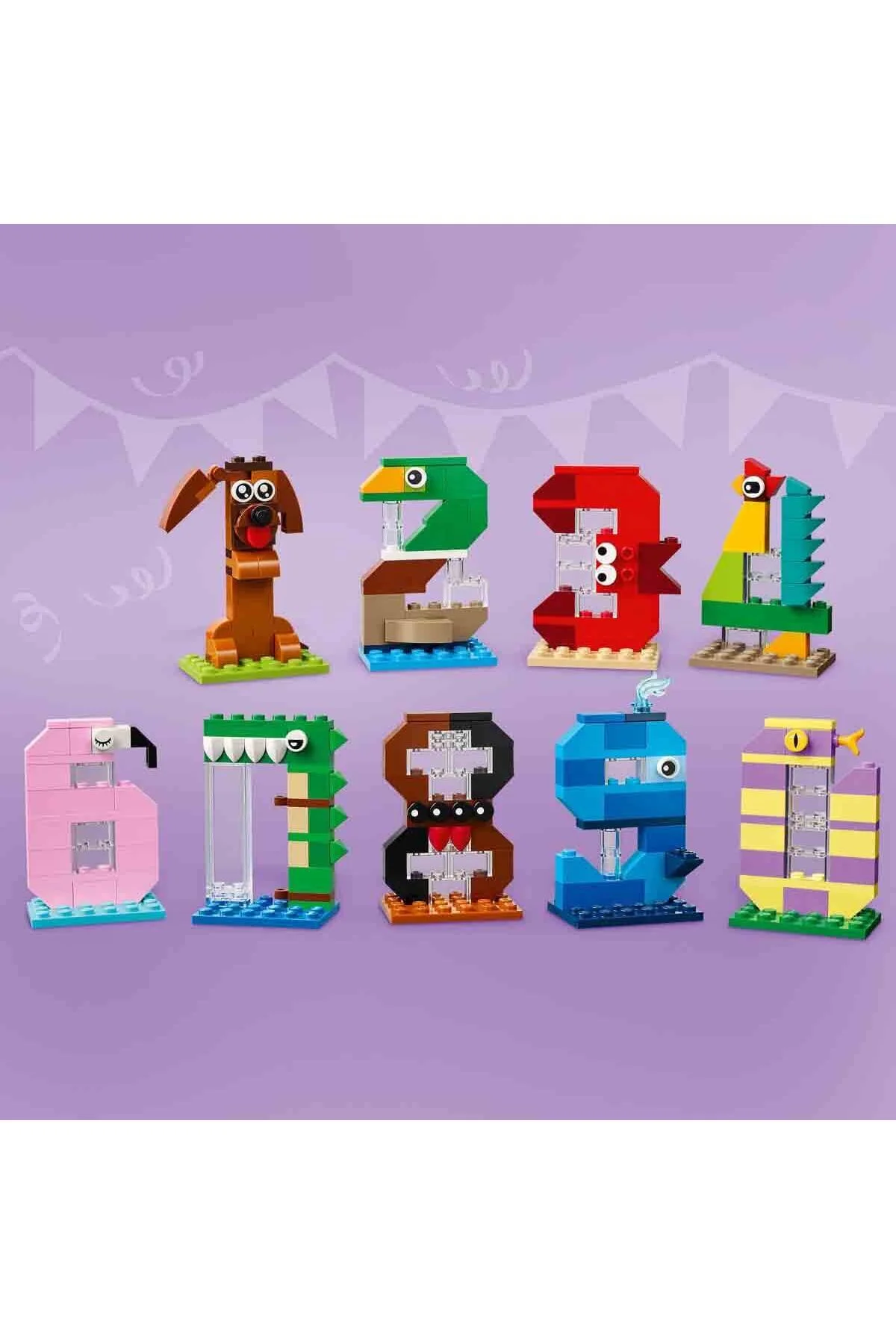 اسباب بازی با تم تولد شامل تزئینات میز و کیک برای کودکان 6 سال به بالا لگو Lego