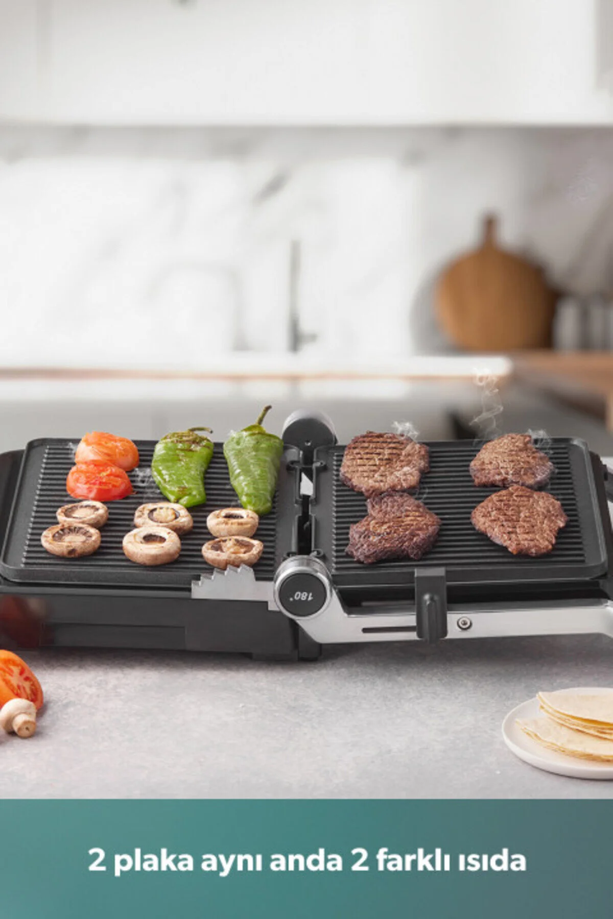 دستگاه ساندویچ و تست توستر گریل گریلیانت 1340H INOX اورجینال HOMEND