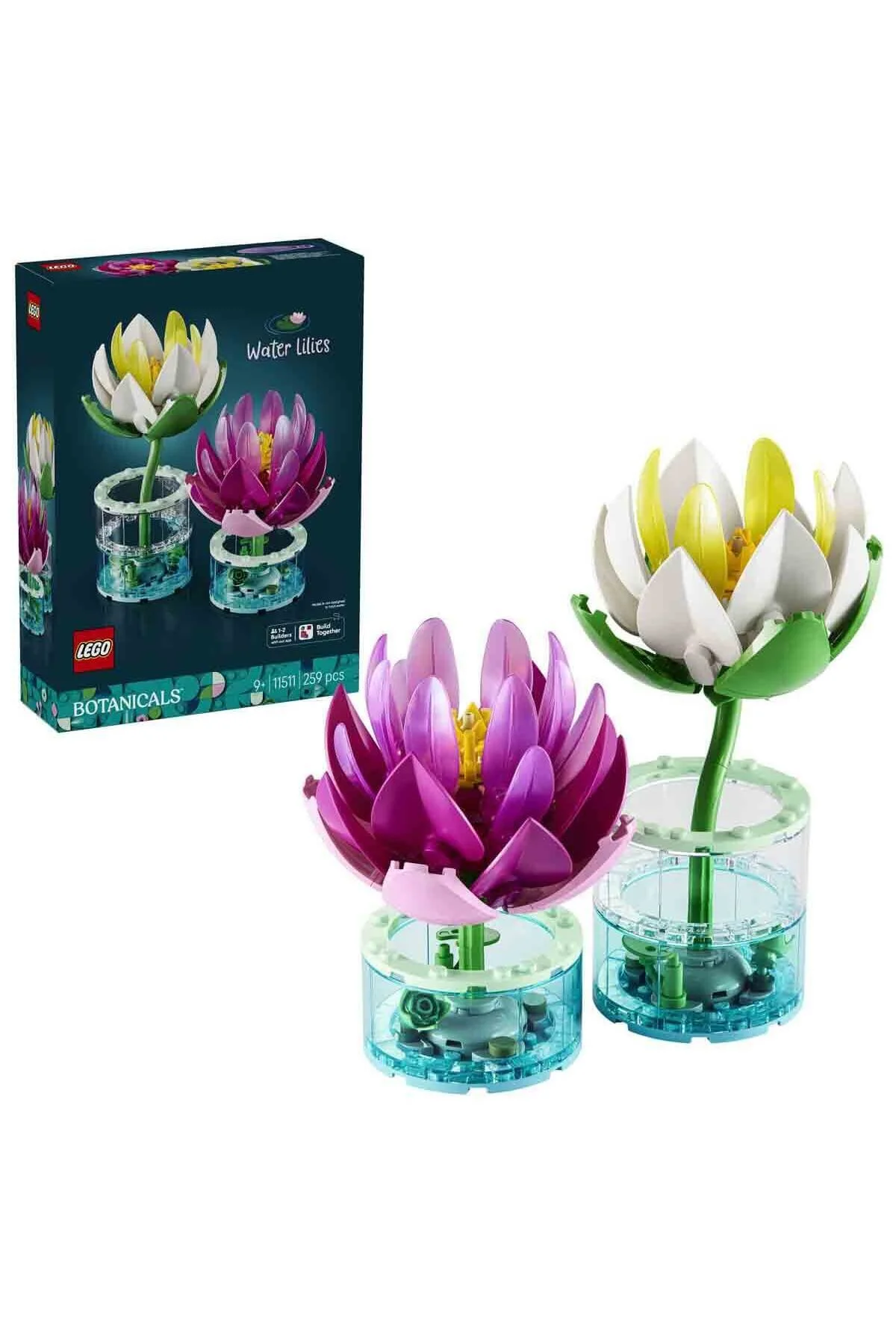 اسباب بازی ساختنی نیلوفرهای گیاهی 11511 مناسب برای کودکان 9 سال به بالا لگو Lego