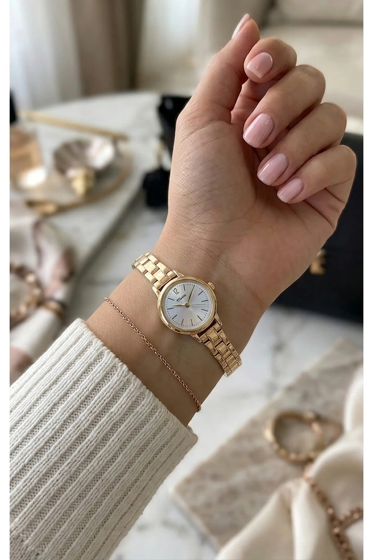ساعت مچی مینیمال سری طلایی DARK BLANC
