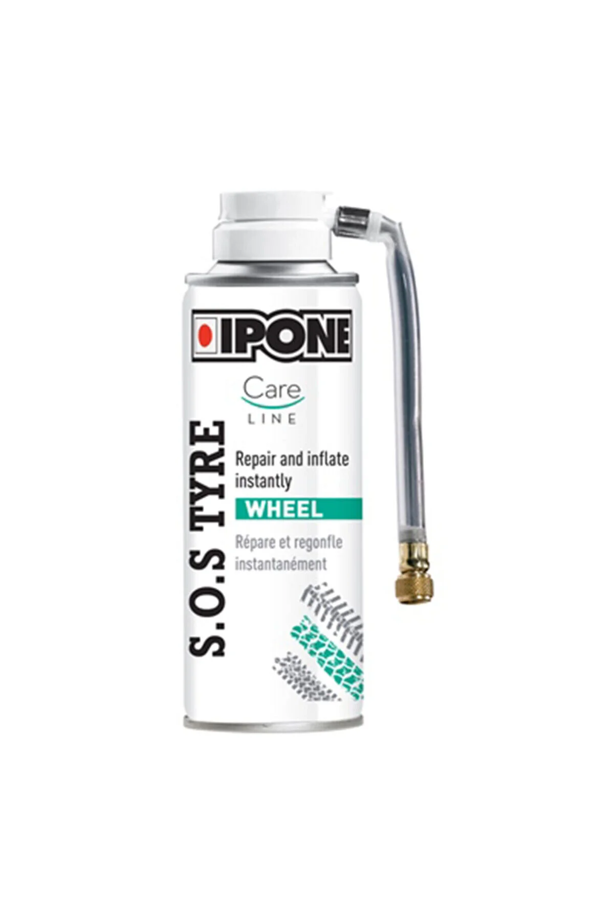 محصول مراقبت از لاستیک ترمیم تایر SOS و اسپری مه آلود 200 میلی لیتر Ipone