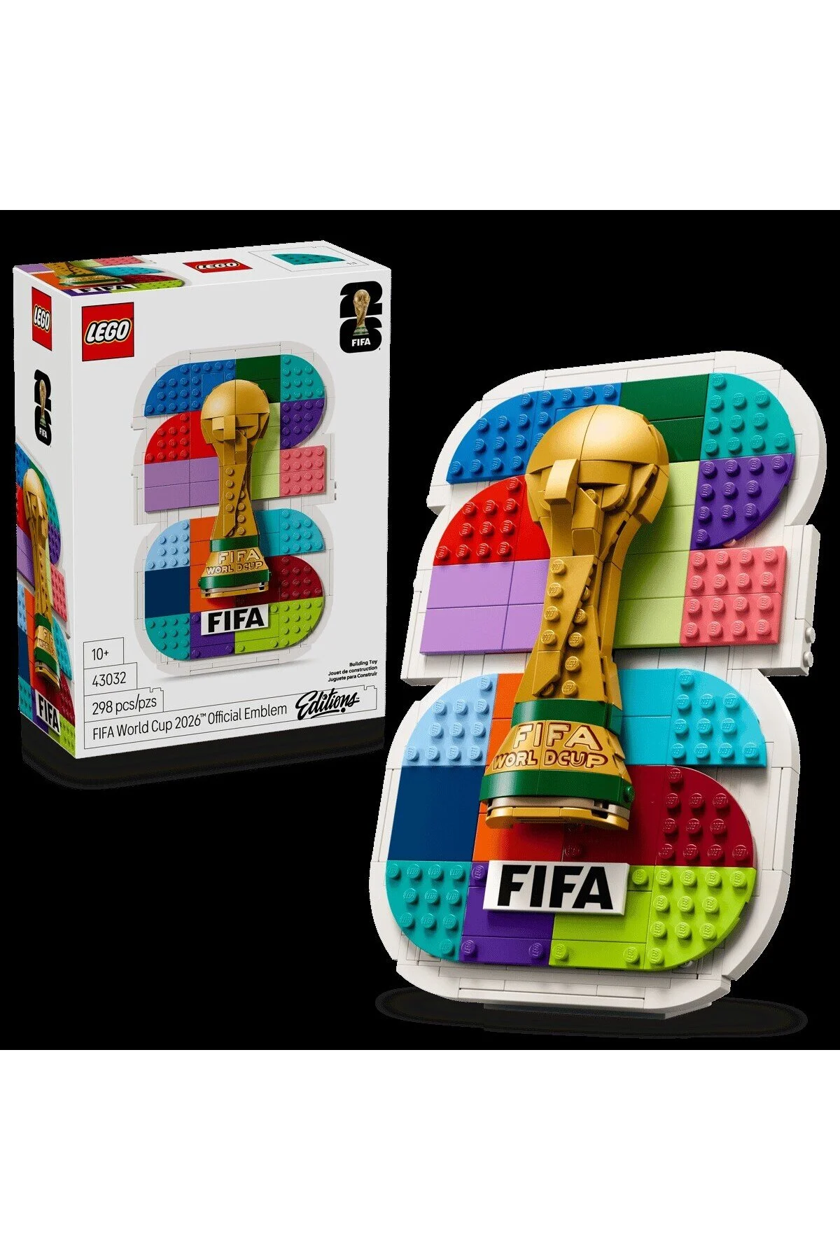 اسباب بازی نماد رسمی جام جهانی فوتبال 2026 مدل 43032 لگو Lego
