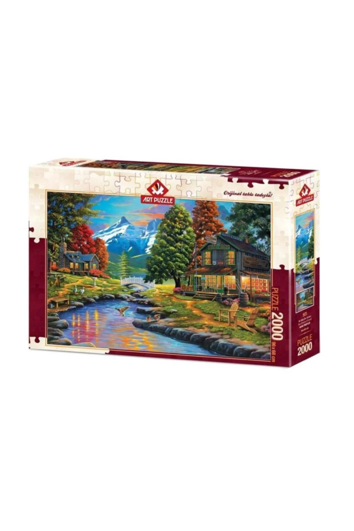 لگو دو یقه یک پازل جنگلی 2000 قسمت اورجینال ارت Art Puzzle