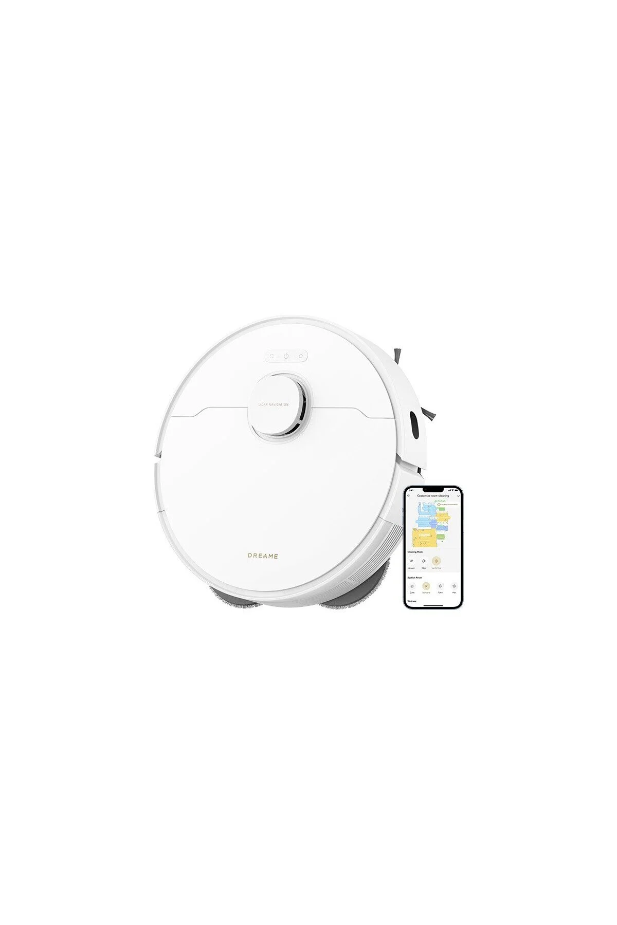 جاروبرقی رباتیک L10S PRO GEN 2 ROBOT VILLAGE WHITE 7.000PA SMEBLER POWER Dreame