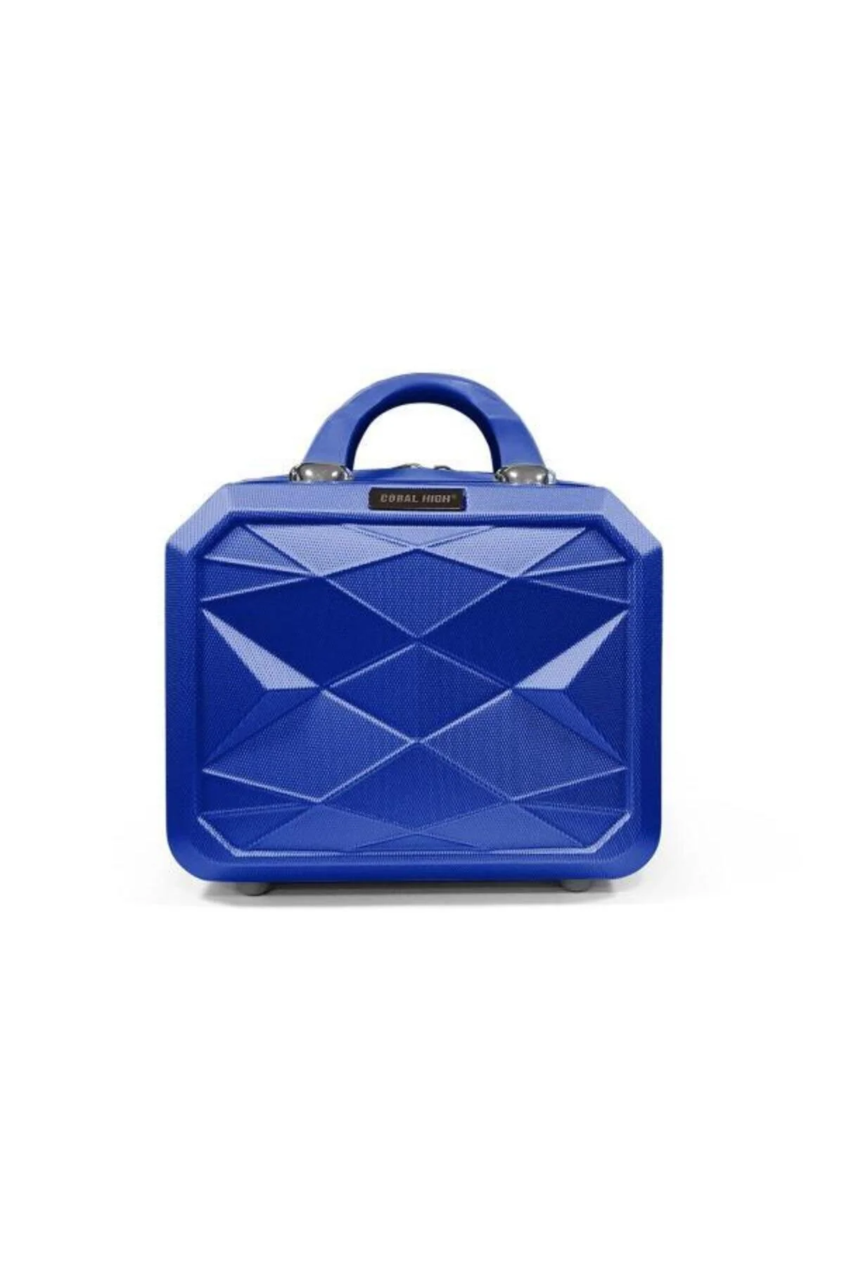 کیف لوازم آرایش آرایشی DIAMOND ABS NAVY BLUE 16609 Coral High