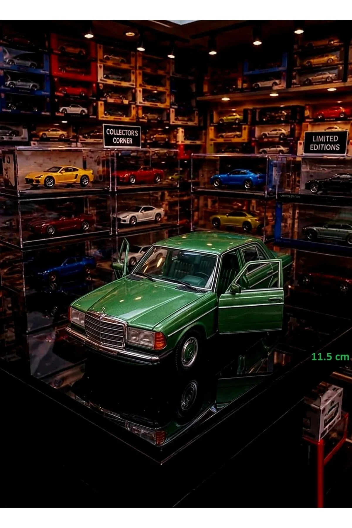 مدل خودرو مرسدس بنز 230 E CLASS DIECAST METAL DOOR OPENS COLLECTION E230 GREEN از ترکیه OYUNCAKSAHİLİ