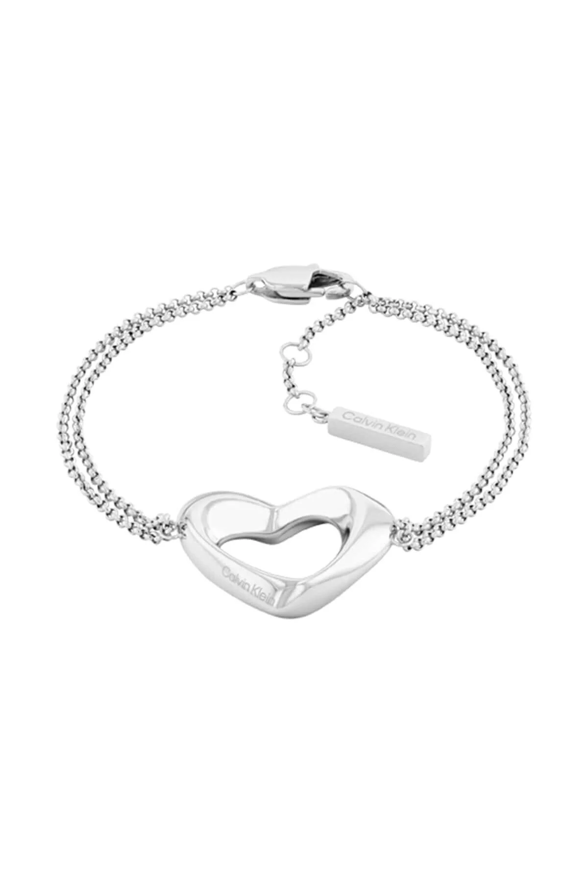 دستبند فولادی زنانه قلب CKJ35000758 اورجینال Calvin Klein