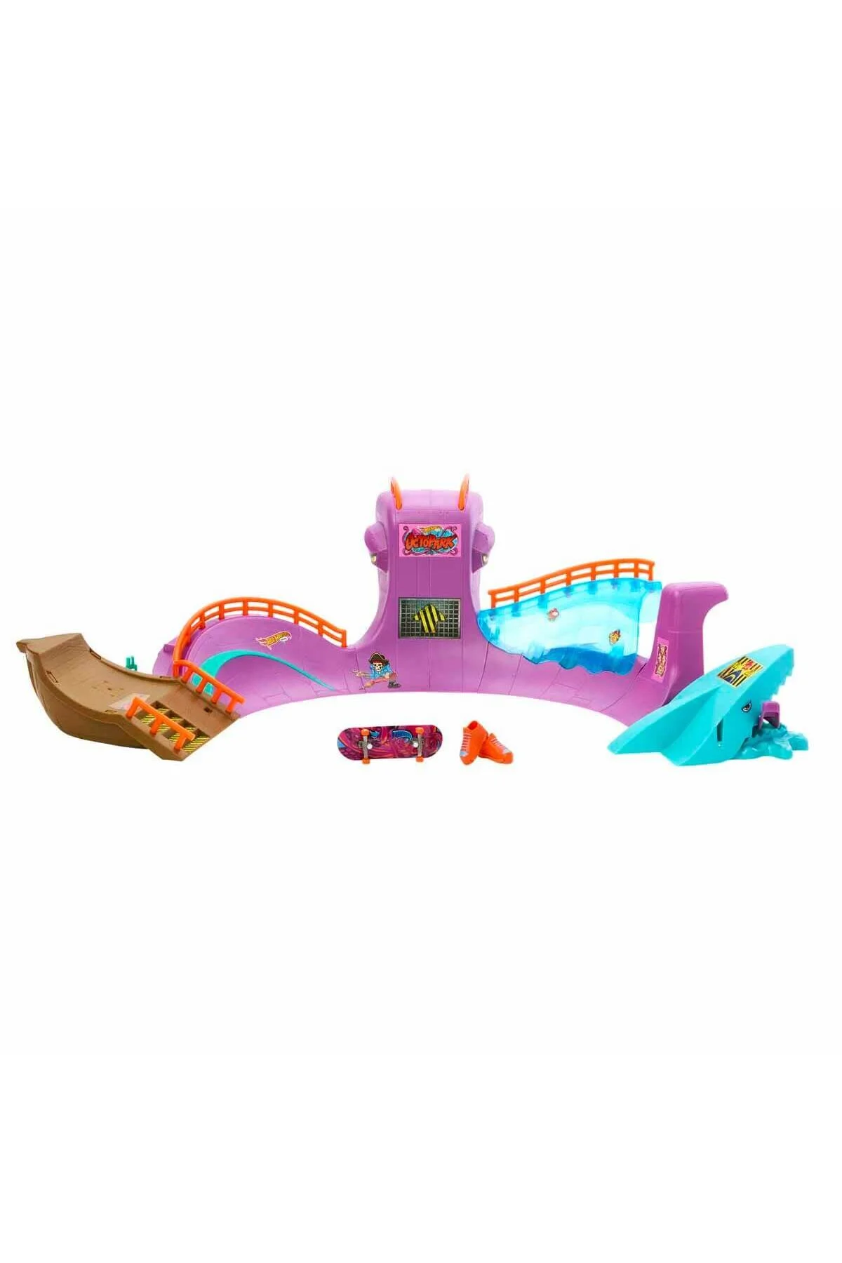 ست وسیله نقلیه HMK01 SKATE OCTOPUS SKATEBOARD PARK SET GAME 1 30 نوامبر قیمت ویژه ERKOL از ترکیه HOT WHEELS