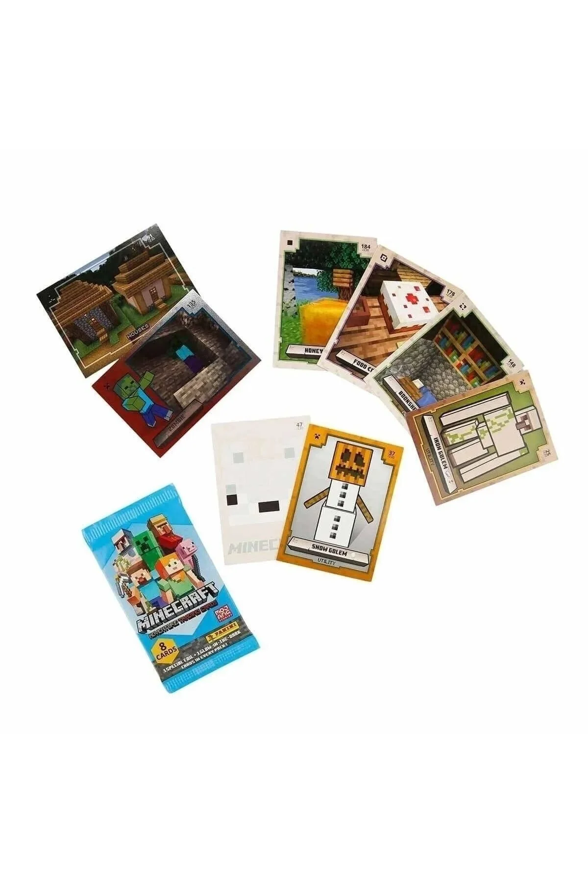 کارت بازی بازرگانی MINECRAFT 2 PACK Panini