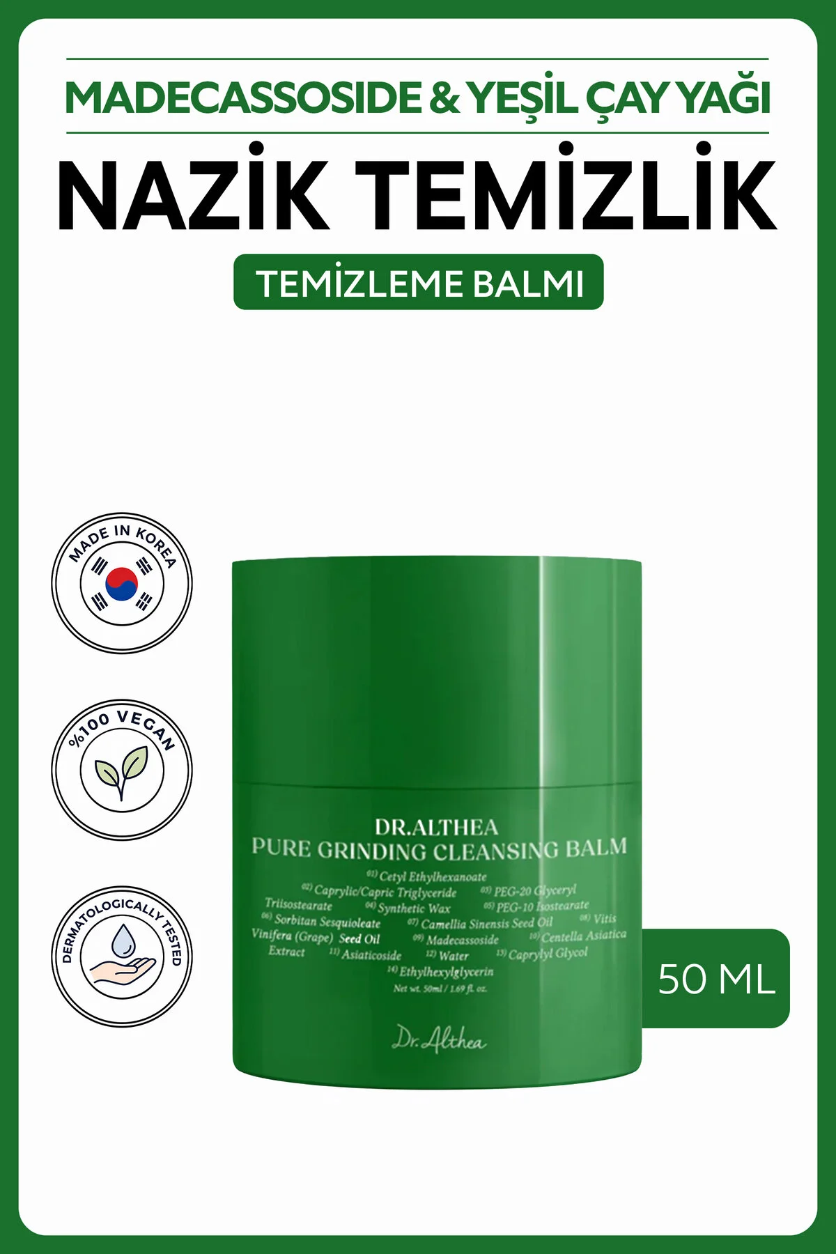 پاک کننده صورت مومیایی تمیز سنگ زنی خالص Dr. Althea