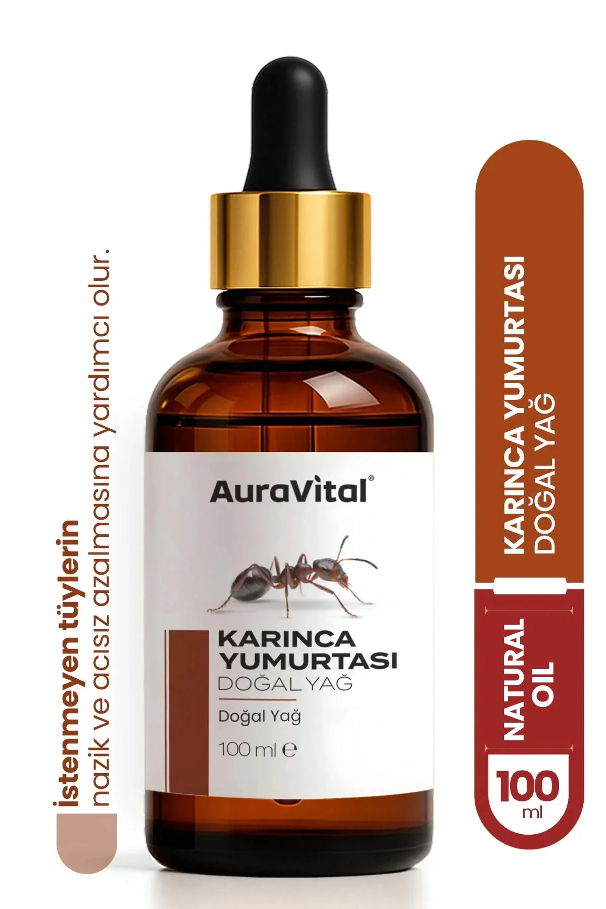 روغن مراقبتی تخم مرغ مورچه 100 میل – کاهش دهنده مو مراقبت از پوست پس اپیلاسیون AuraVital