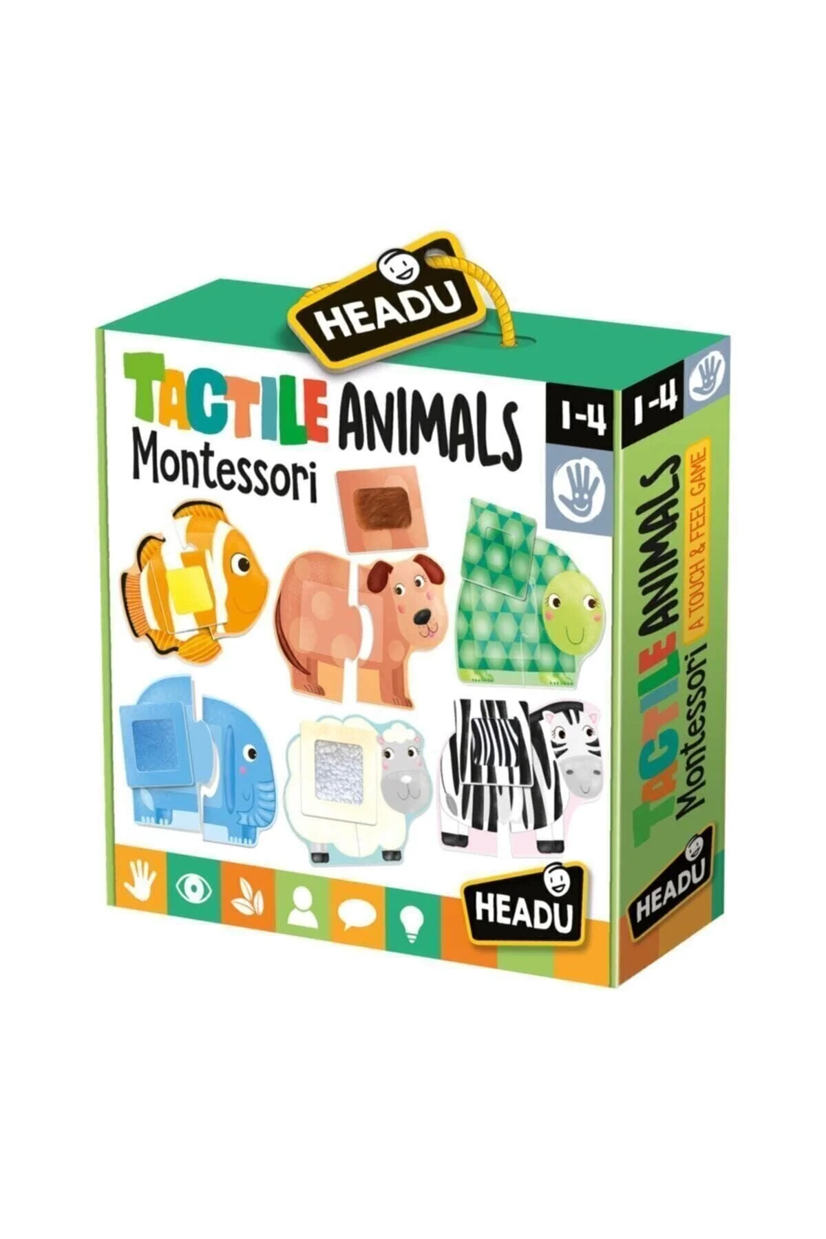پازل HEADU ANIMALS MONTESSORI 1 4 سال از ترکیه Carioca