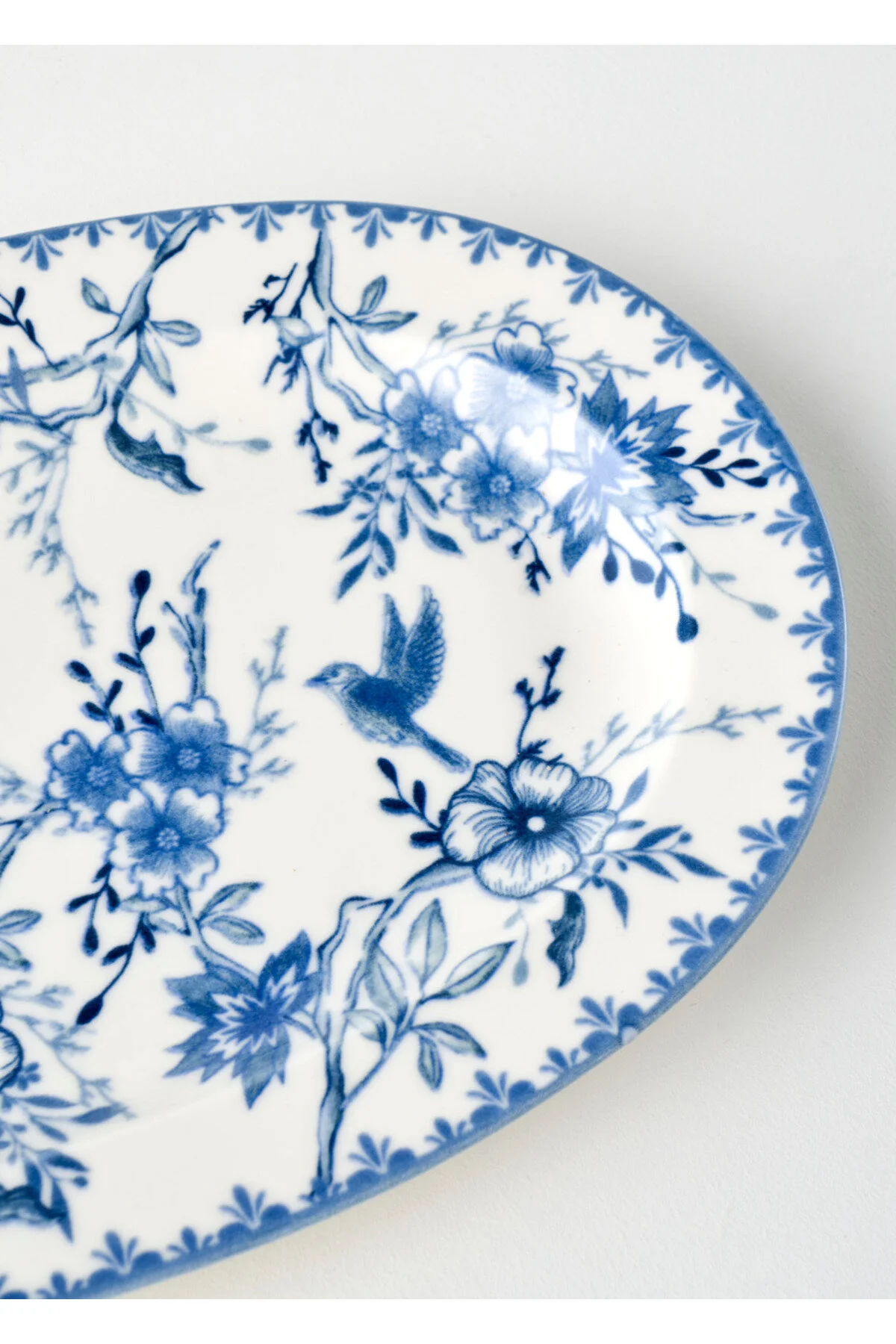 بشقاب صفحه نمایش بزرگ BLEU BLANC PORCELAIN BLUE 30 سانتی متر بلا میسون Bella Maison