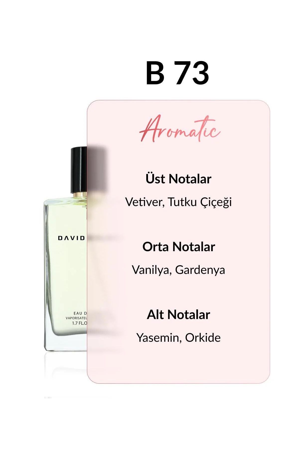 عطر زنانه ELAGNUS B73 50ML شرقی David Walker