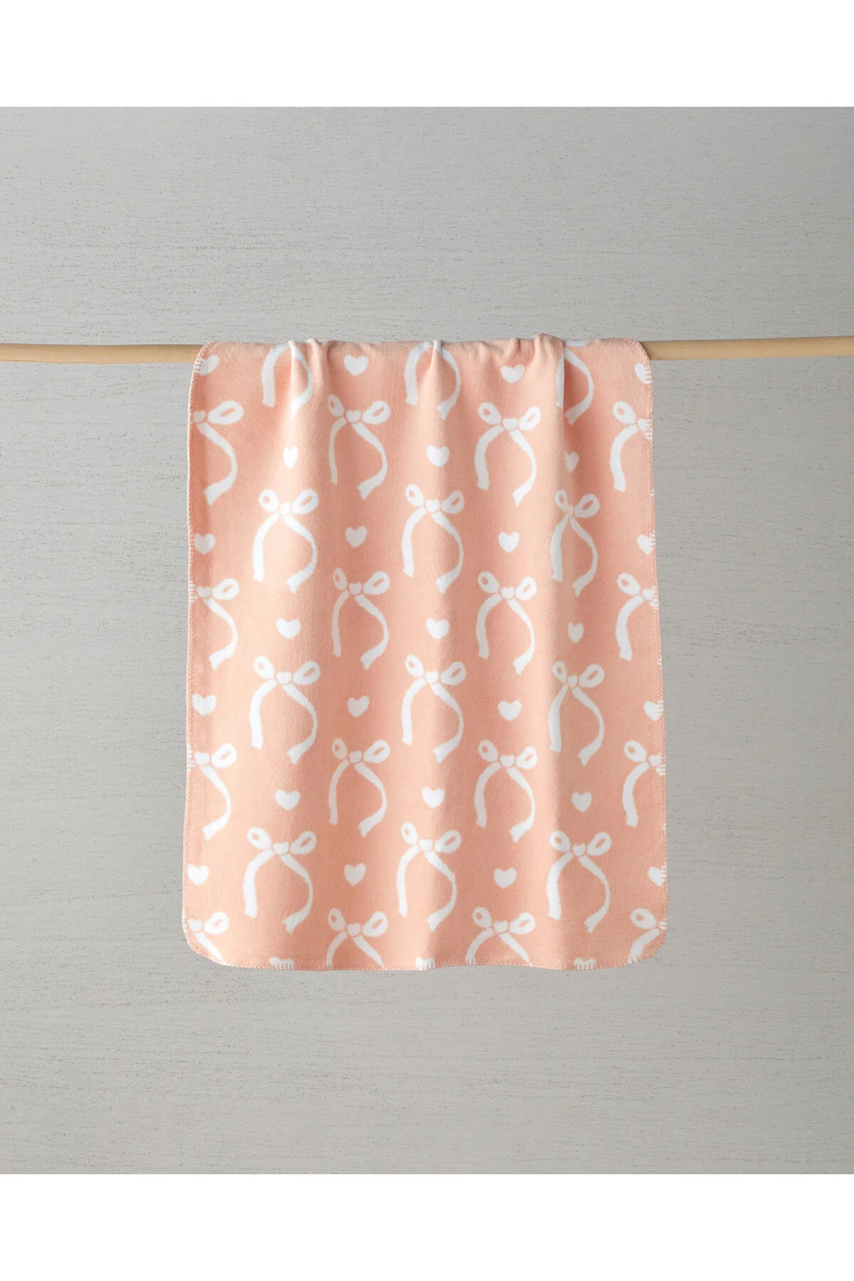 پتوی نوزاد و کودک پتو پنبه ای LOVE SALMON 100X120 سانتی متر انگلیش هوم English Home