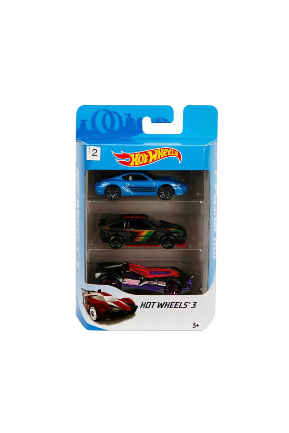 ماشین اسباب بازی K5904 چرخ های داغ 3 مجموعه هات ویلز اورجینال HOT WHEELS