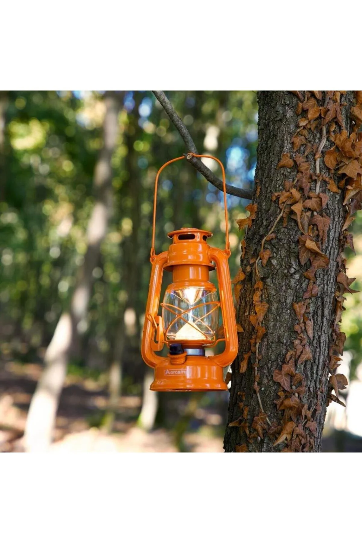 چراغ کمپ نارنجی کمپینگ نورپردازی یکپارچهسازی با سیستمعامل باتری Led Lighthouse زرد  Orcamp
