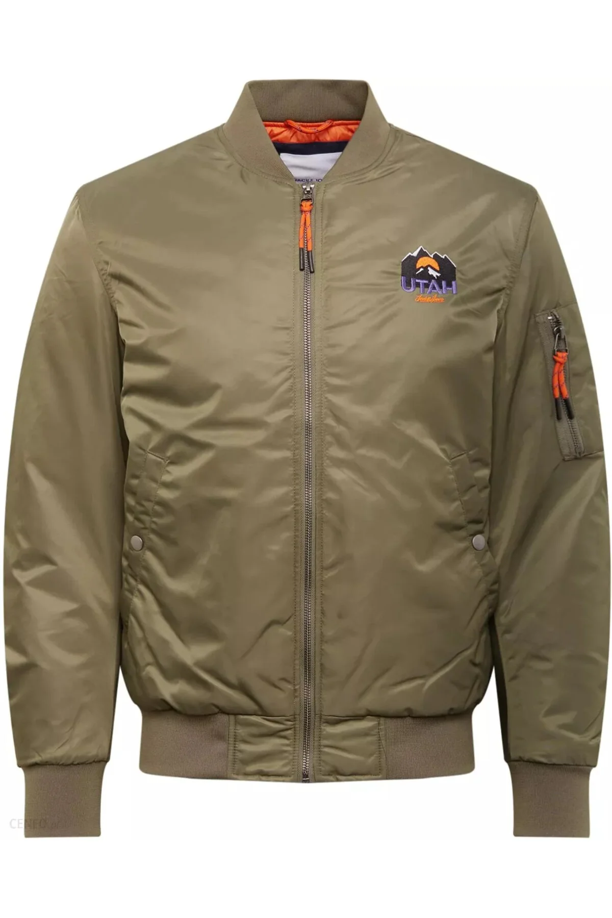 کاپشن ورزشی سبز مردانه Jack Jones jones Jordenvor Bomber 12158578 کت خاکی Jack & Jones