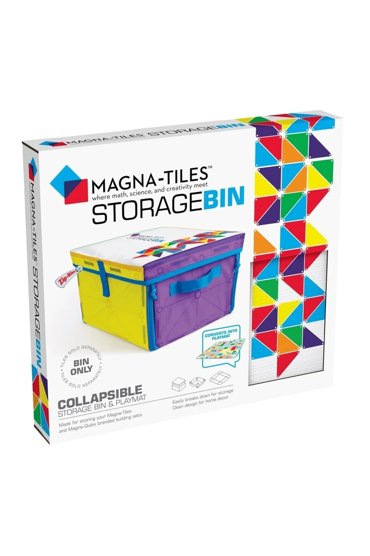 لگو و اسباب بازی های ساخت محور MAGNATILES STORAGE BOX & PLAY MAT 20200 از ترکیه Magna Tiles