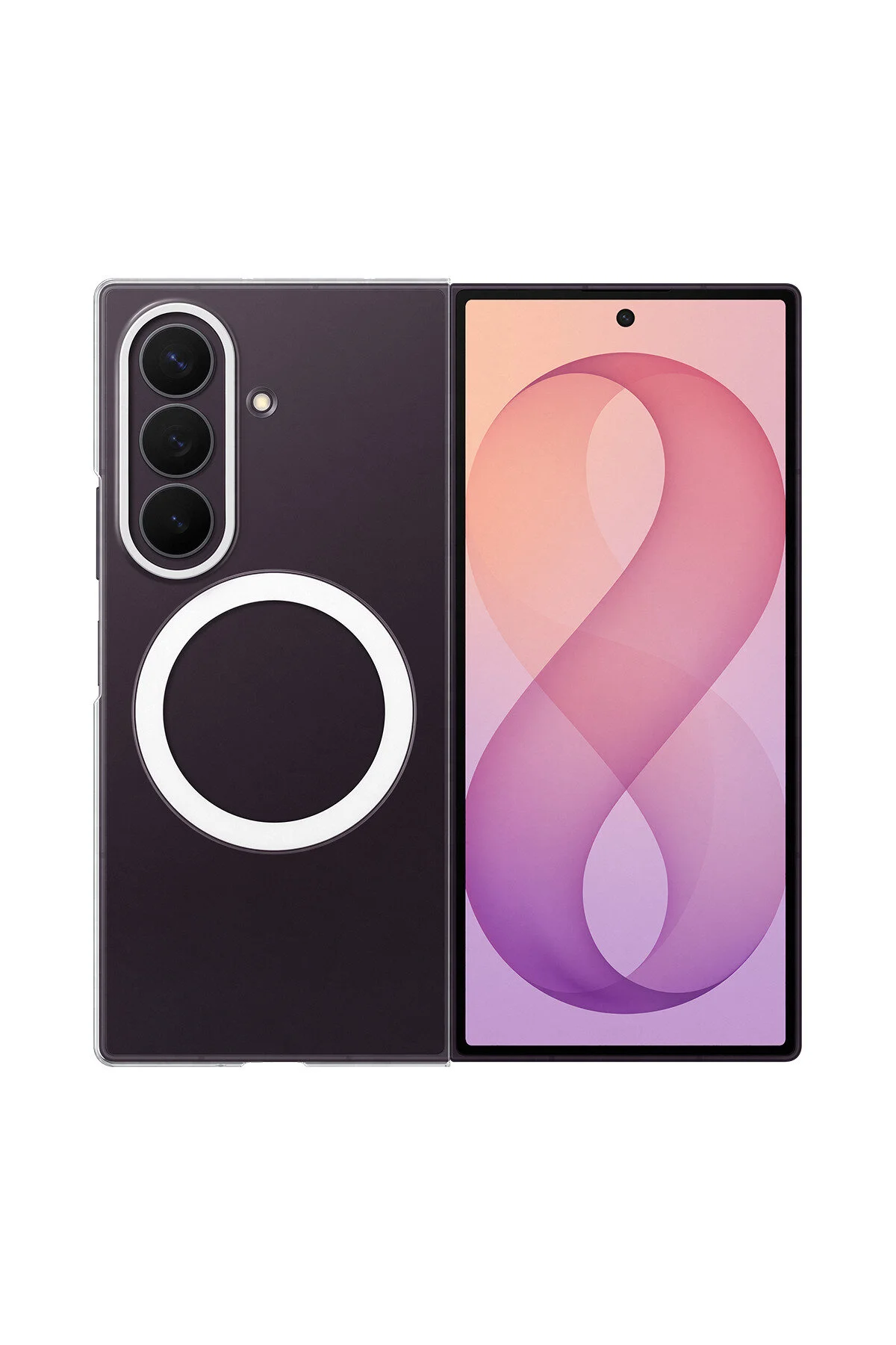 قاب مگنت شفاف Samsung Galaxy Z Fold8 - شفاف