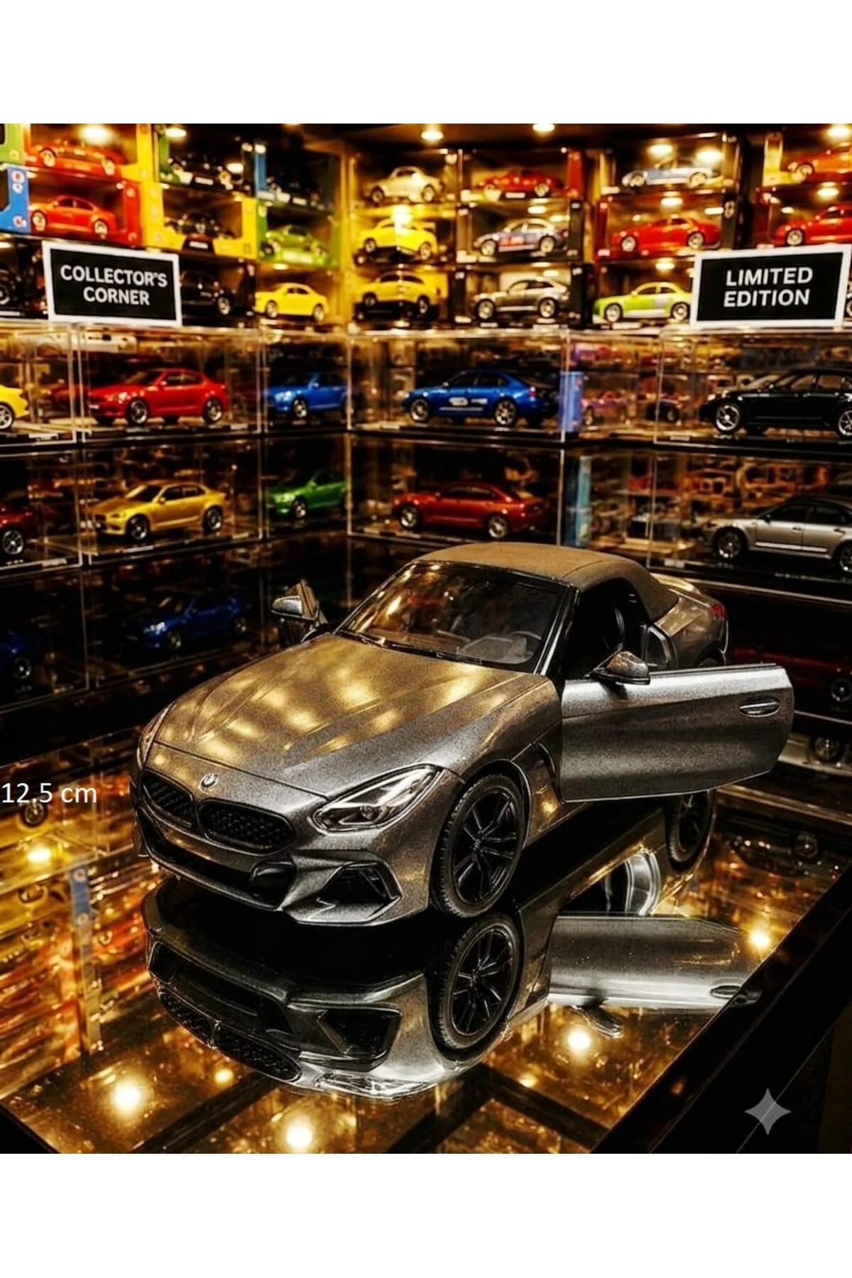 ماشین اسباب بازی BMW Z4 NEW CASE M PACKAGE DIECAST اصل فلزی درب باز دودی OYUNCAKSAHİLİ