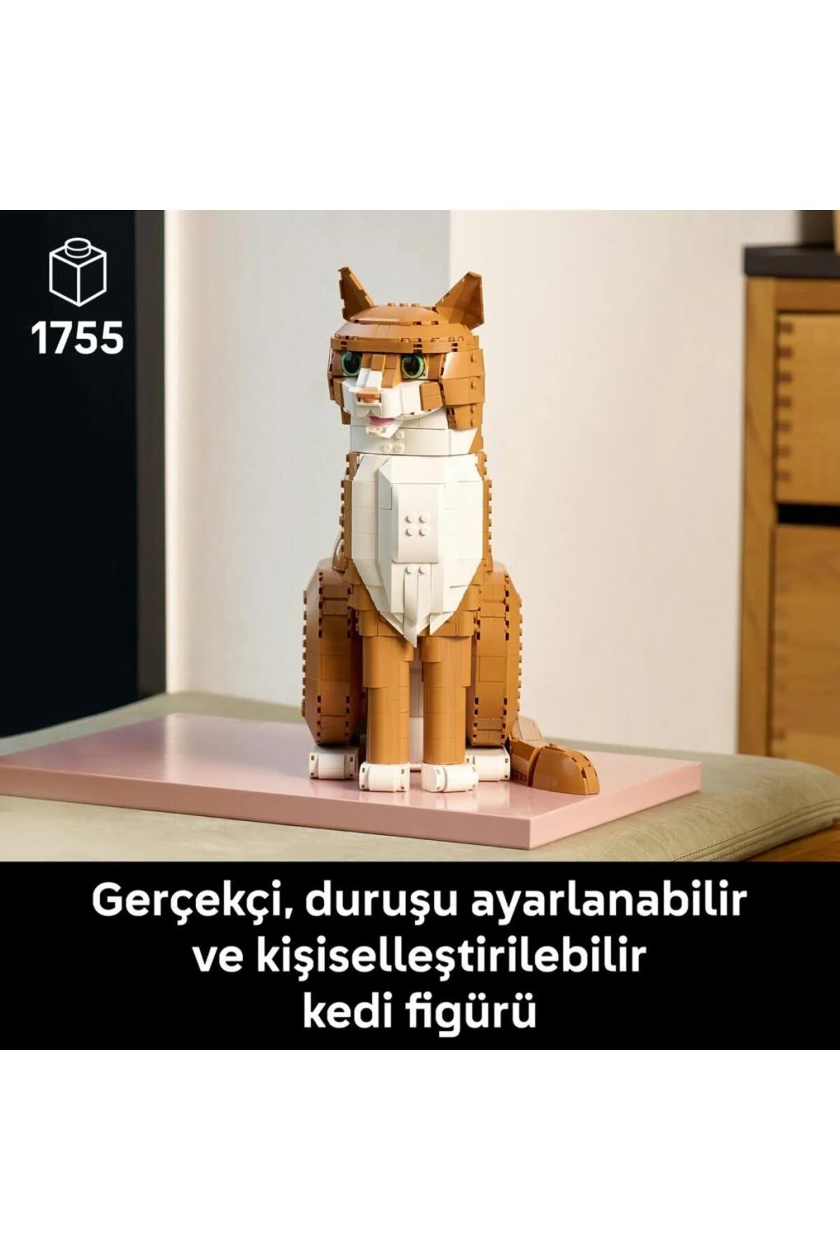 اسباب بازی مدل 21376 ایده های گربه نارنجی مناسب برای کودکان لگو Lego