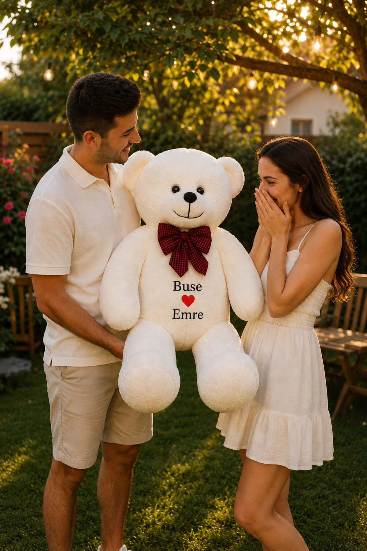 اسباب بازی های پشمی 120 خرس عروسکی بزرگ با پاپیون Pandamkee
