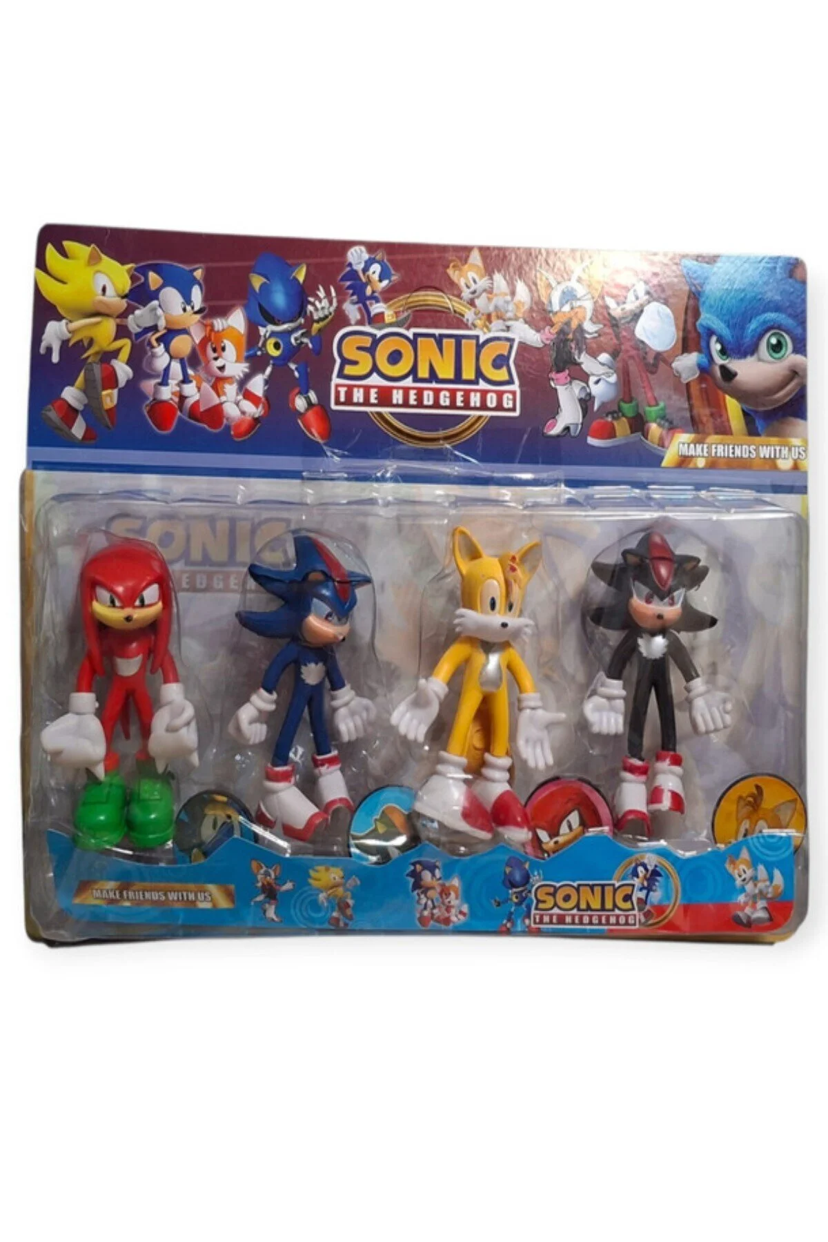 اسباب بازی های فیگور دیگر SONIC TOY 5 POWER MEAT FIGUR بدون حمل و نقل سونیک Genel Markalar