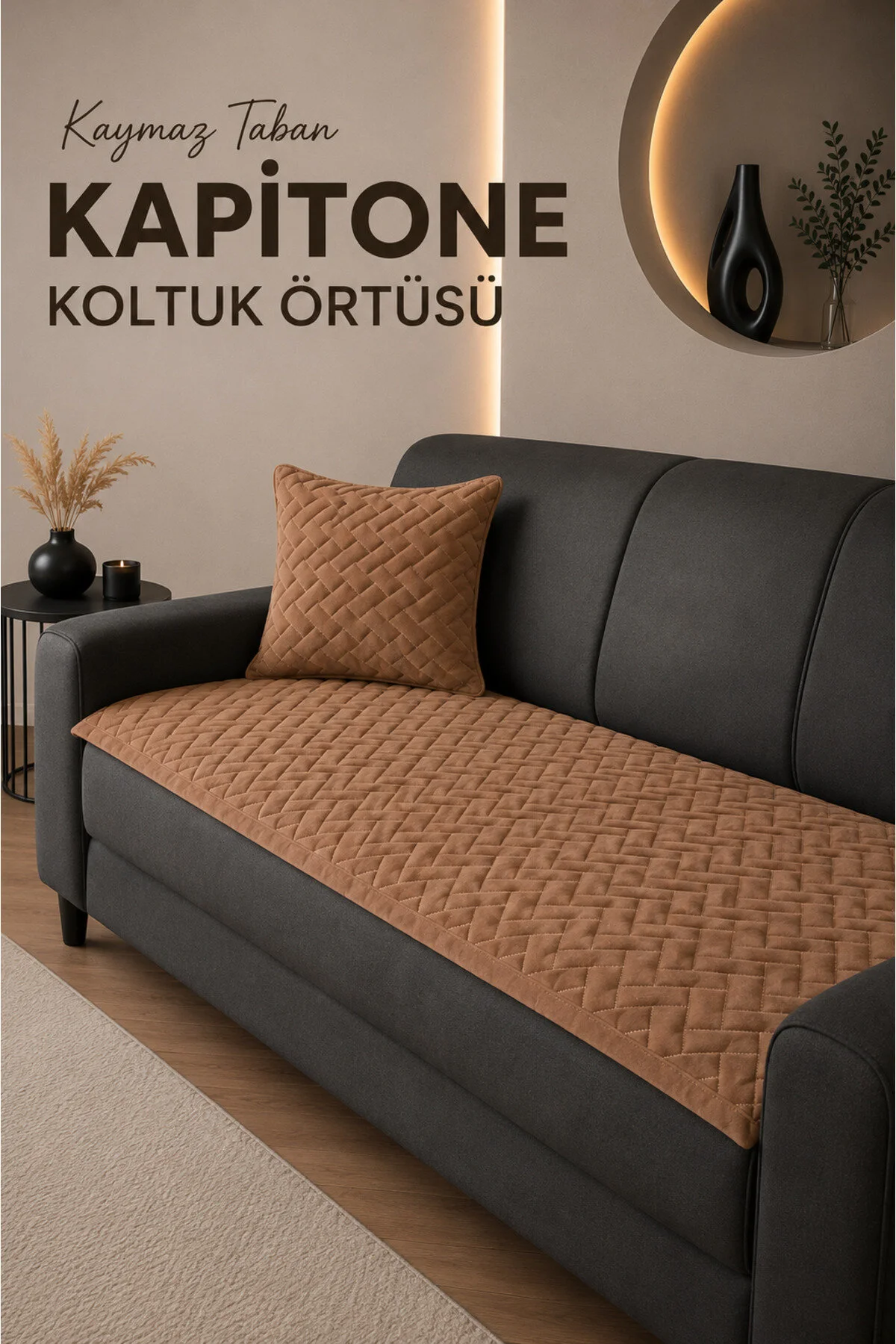 روکش مبل پوشش صندلی KAYMAZ BASE KAPITONE 70 X 190 vivamia