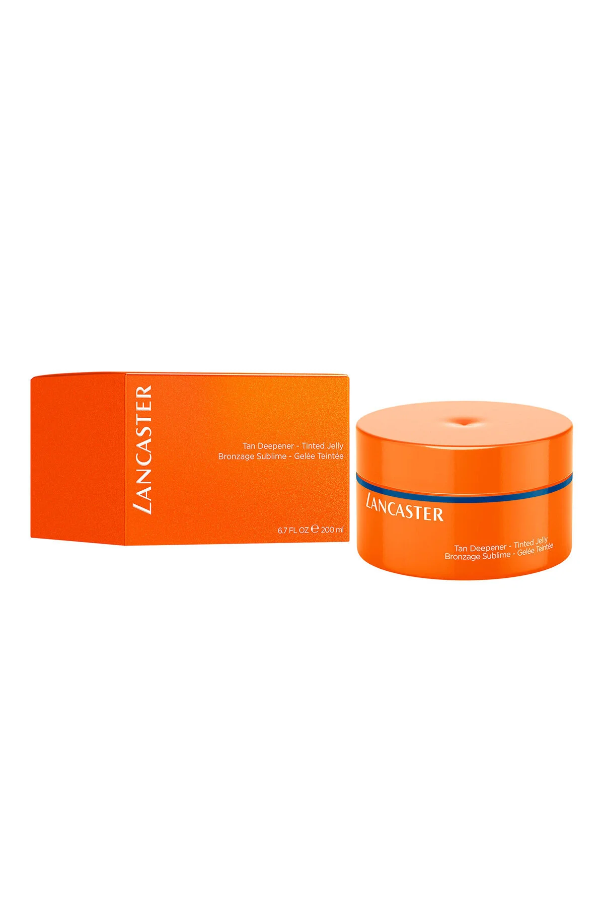 Lancaster ژل موم رنگی عمیق کننده 200 میلی لیتر بدن، SPF بدون SPF ژل قهوه ای تقویتی