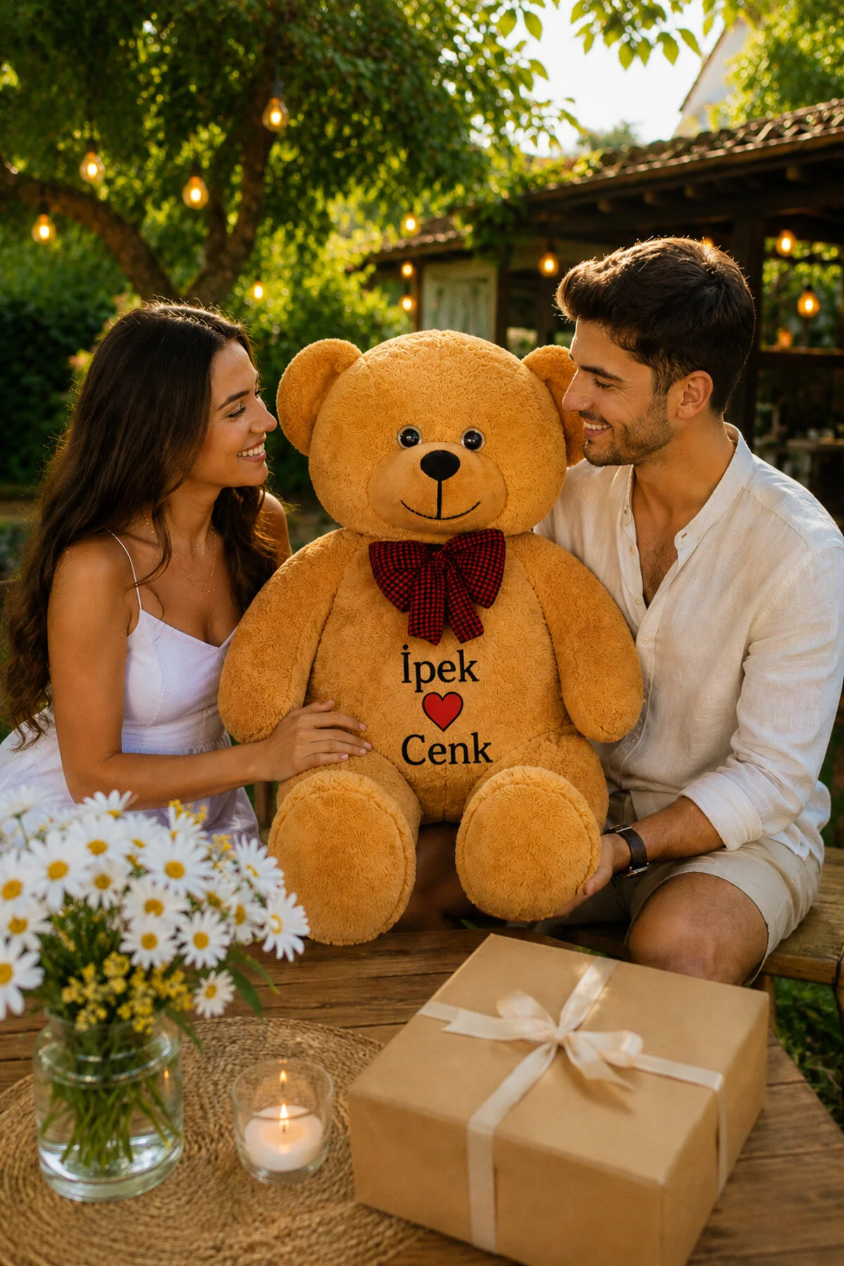 اسباب بازی های پشمی 120 خرس عروسکی بزرگ با پاپیون Pandamkee