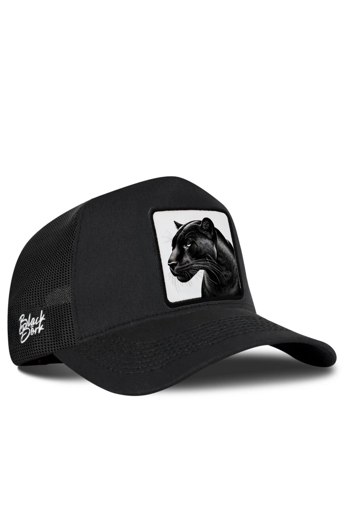کلاه مردانه و زنانه V1 TRUCKER PANTHER HAT BLACK UNISEX CAP بلک‌ بورک BlackBörk