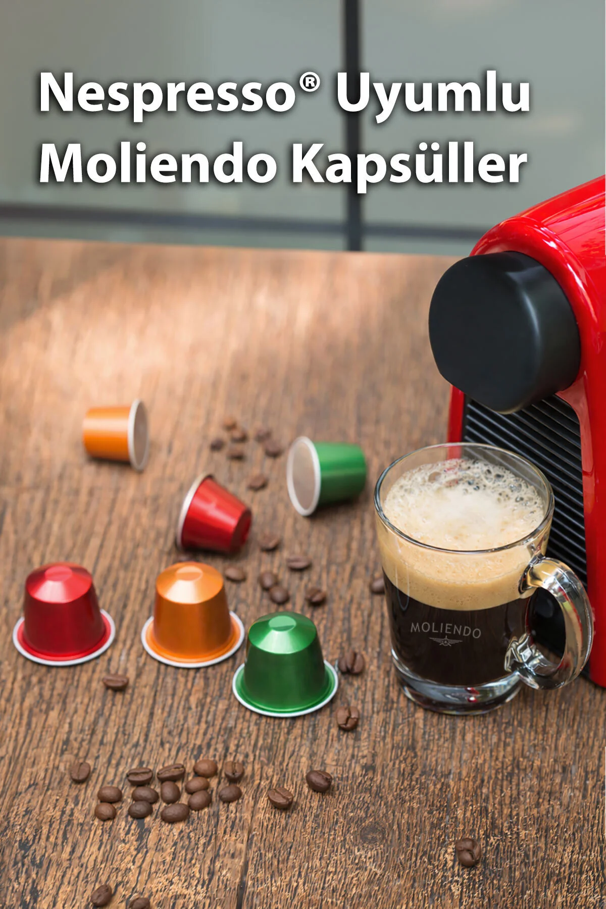 کپسول قهوه آلومینیومی شماره: 10 بسته مزیت 100 سازگار با NESPRESSO Moliendo