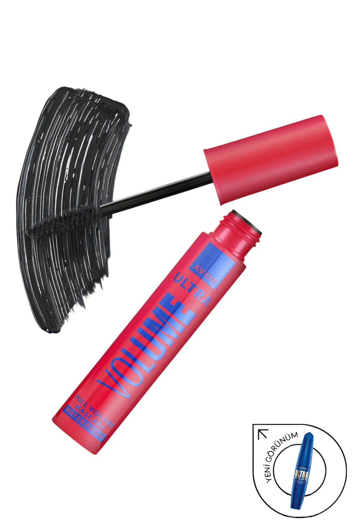 ریمل حجم‌دهنده ضدآب مدل Ultra Volume رنگ مشکی آون Avon