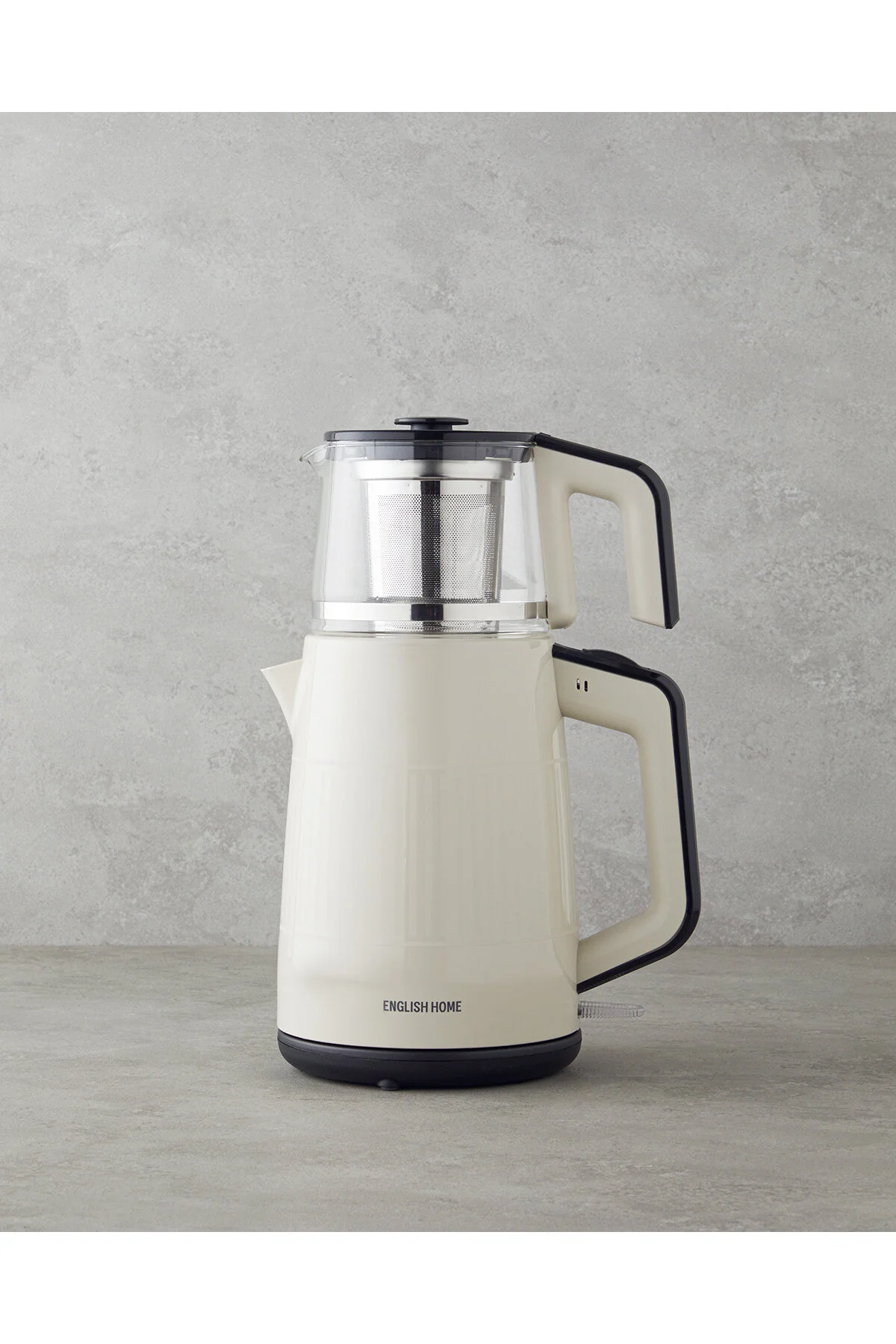 چای ساز دستگاه CMK 6030 و کتری 2 لیتری بژ انگلیش هوم English Home