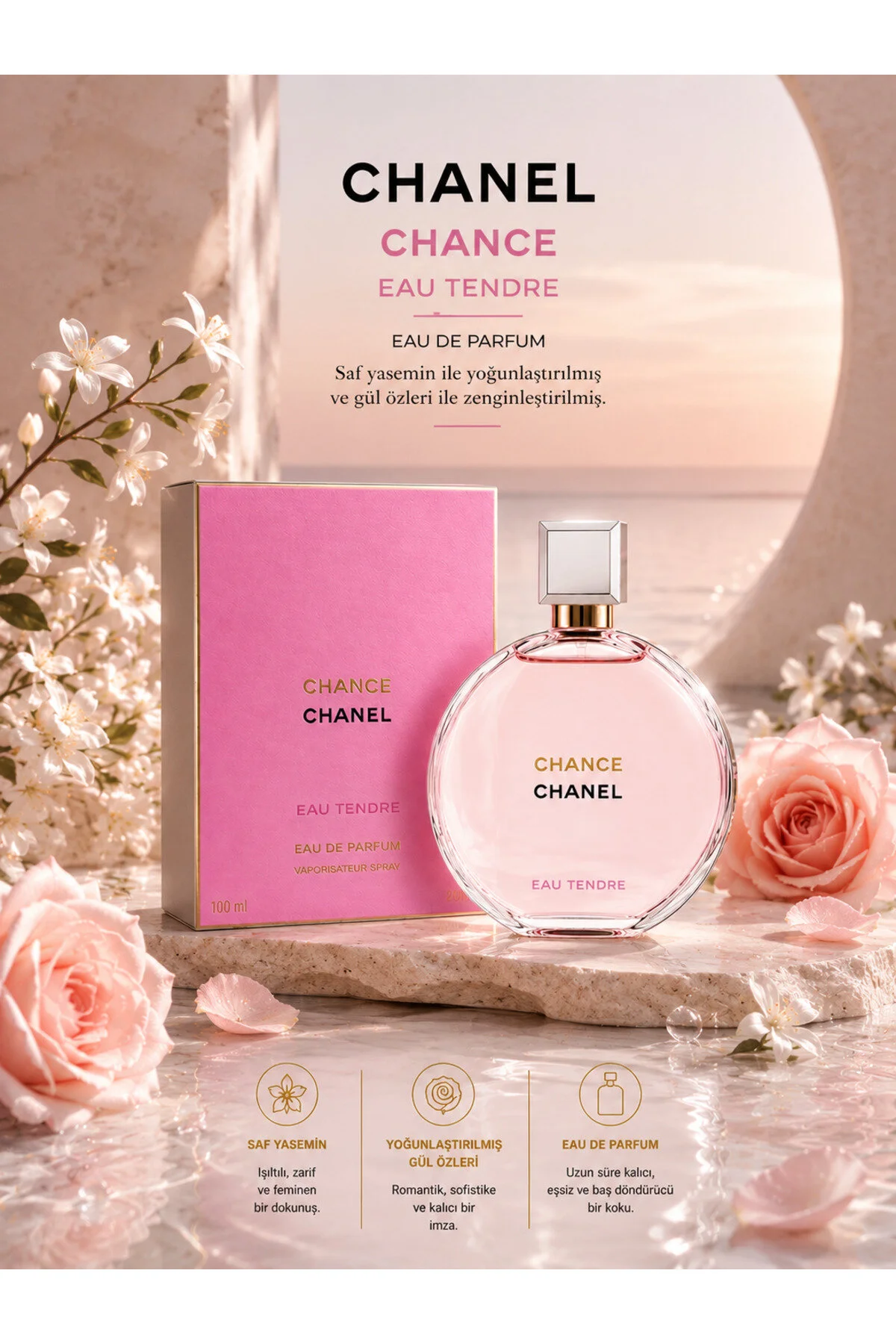عطر ادوپرفیوم EAU 150 میل اورجینال Chanel