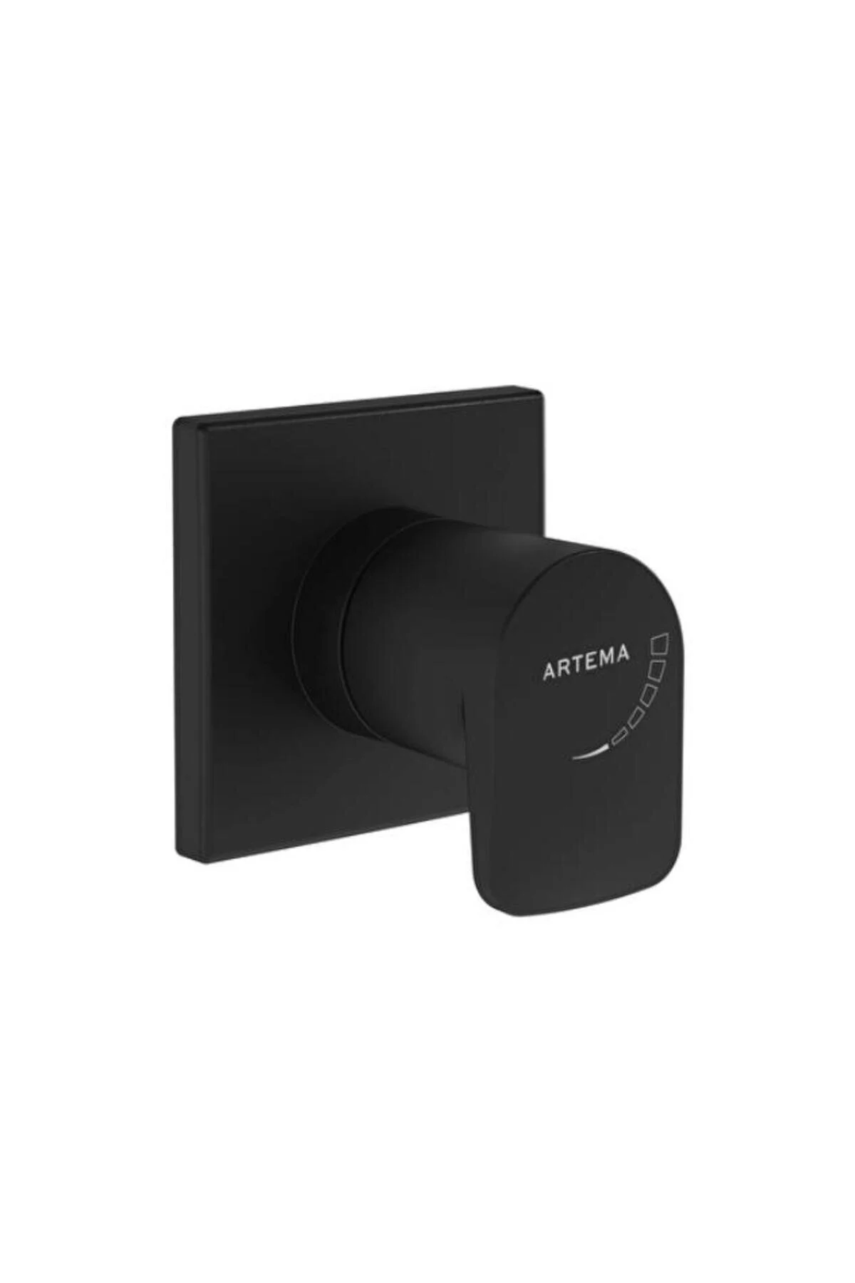 شیرآلات میانی ARTEMA ROOT ROUND A4272936 گروه نصب شده روی سطح شیر توقف مخفی مشکی مات VitrA