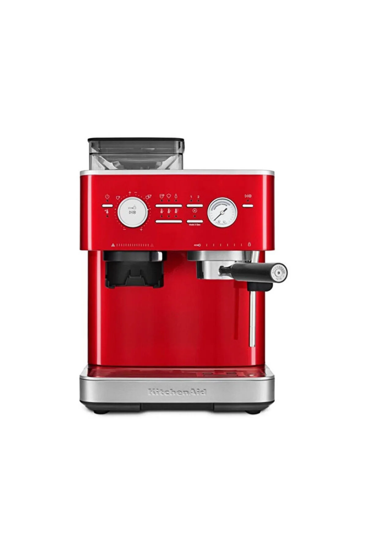 اسپرسوساز نیمه‌اتوماتیک آسیاب‌دار کیچن‌اید قرمز مدل 5KES6551 Candy Apple