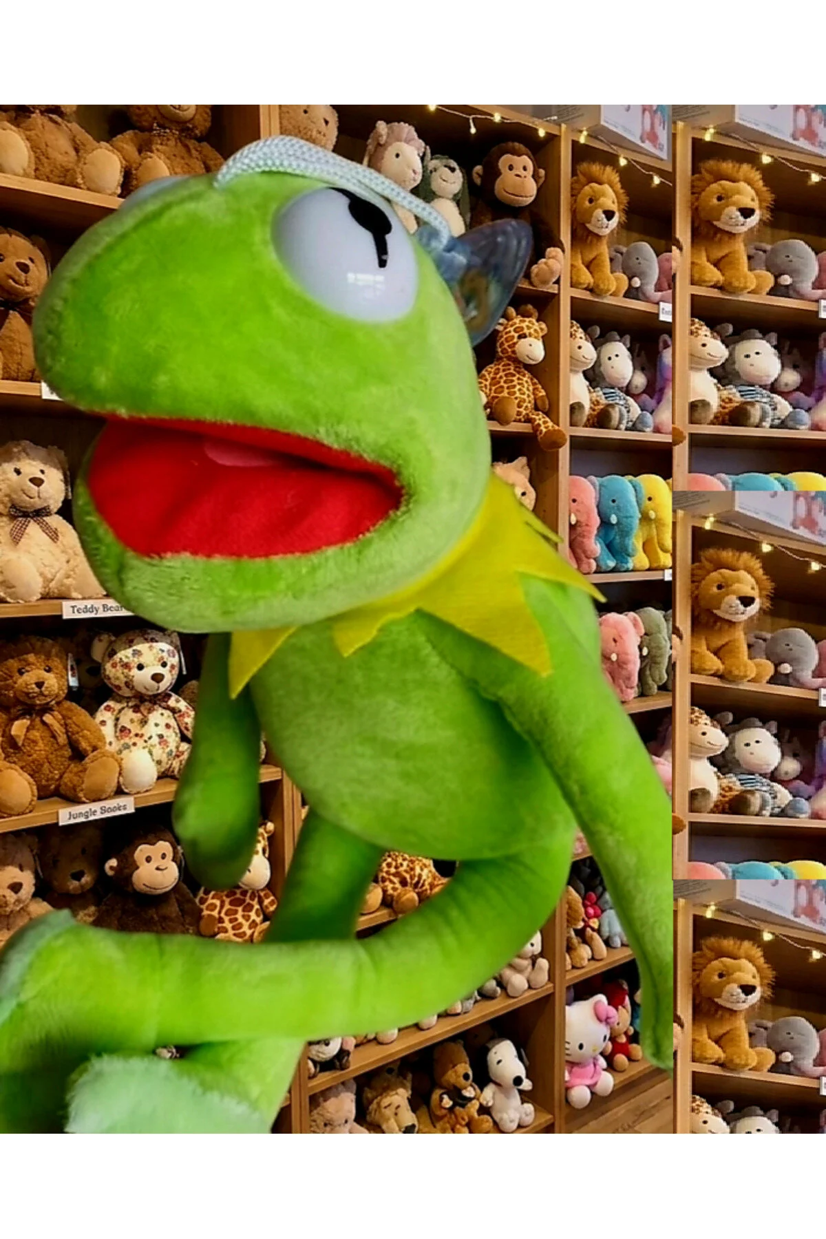 اسباب بازی های پشمی SESAME STREET KERMIT THE FROG 40.5CM TRT NOSTALGIA مخمل دار حمل و نقل رایگان بسته هدیه OYUNCAKSAHİLİ