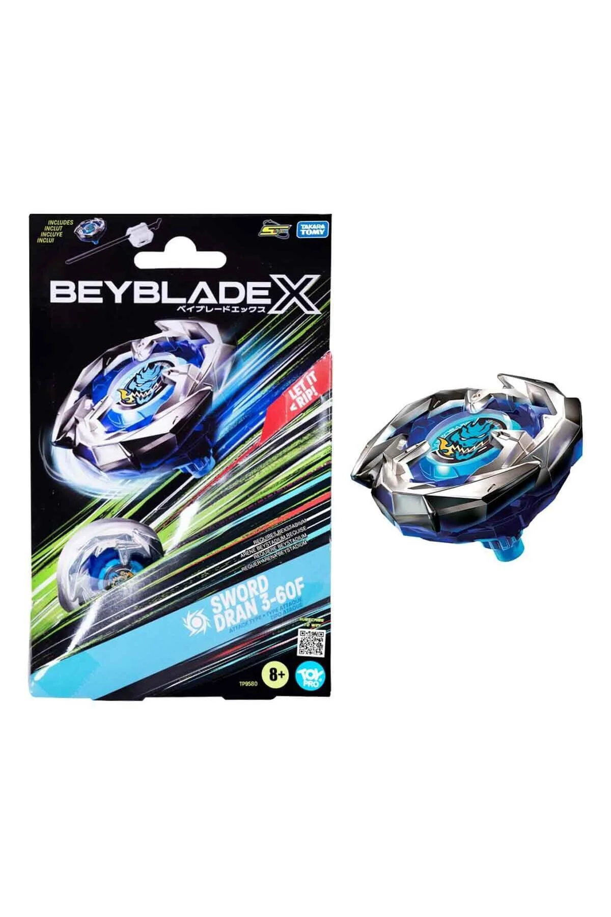 اسباب بازی های فیگور دیگر BEY07000 BEYBLADE ست 1 شمشیر درن 3 60F GIOCHI PREZIOSI